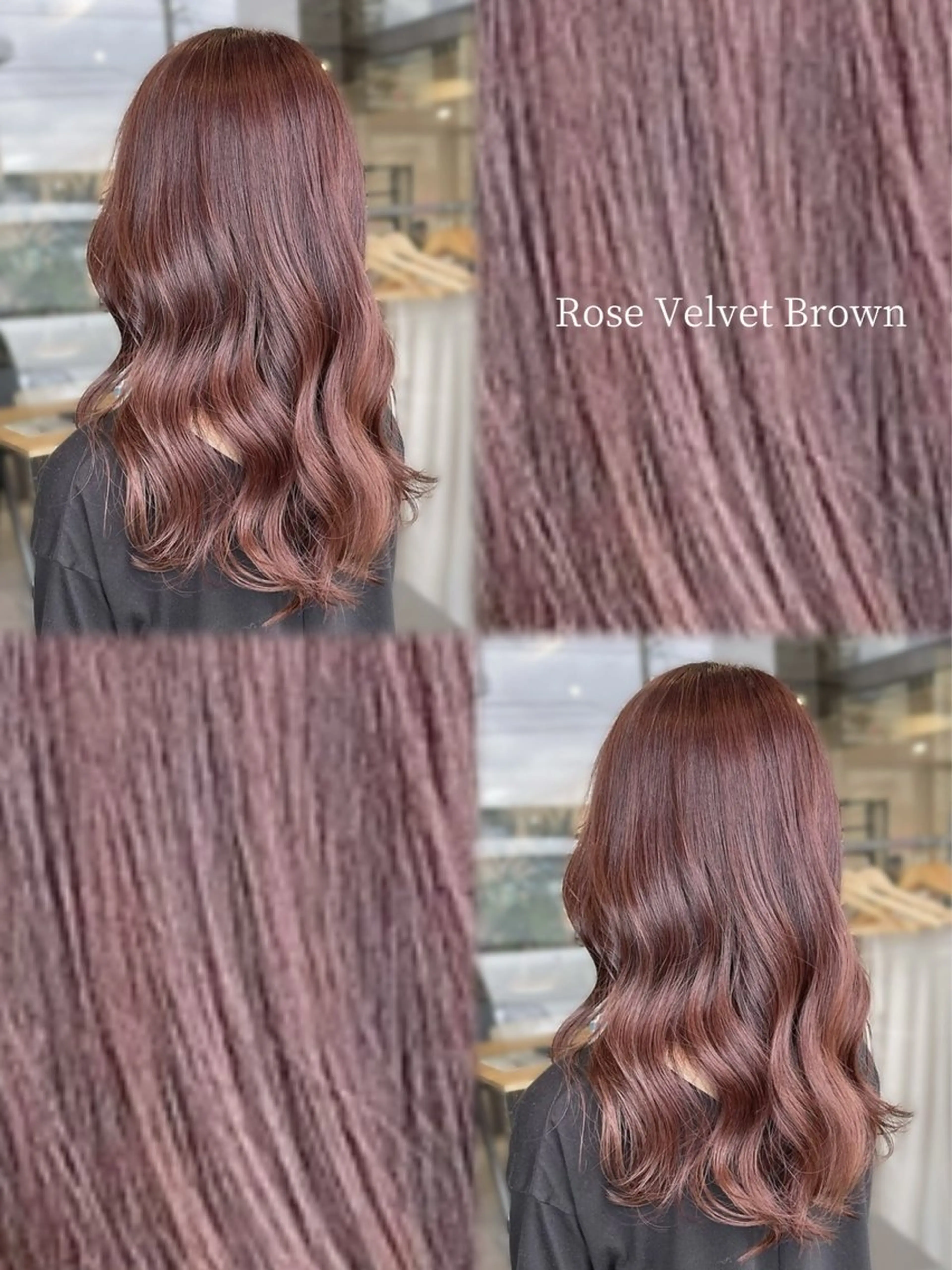 ロング カット ヘアカラー トリートメント 中嶋 礼愛のヘアスタイル