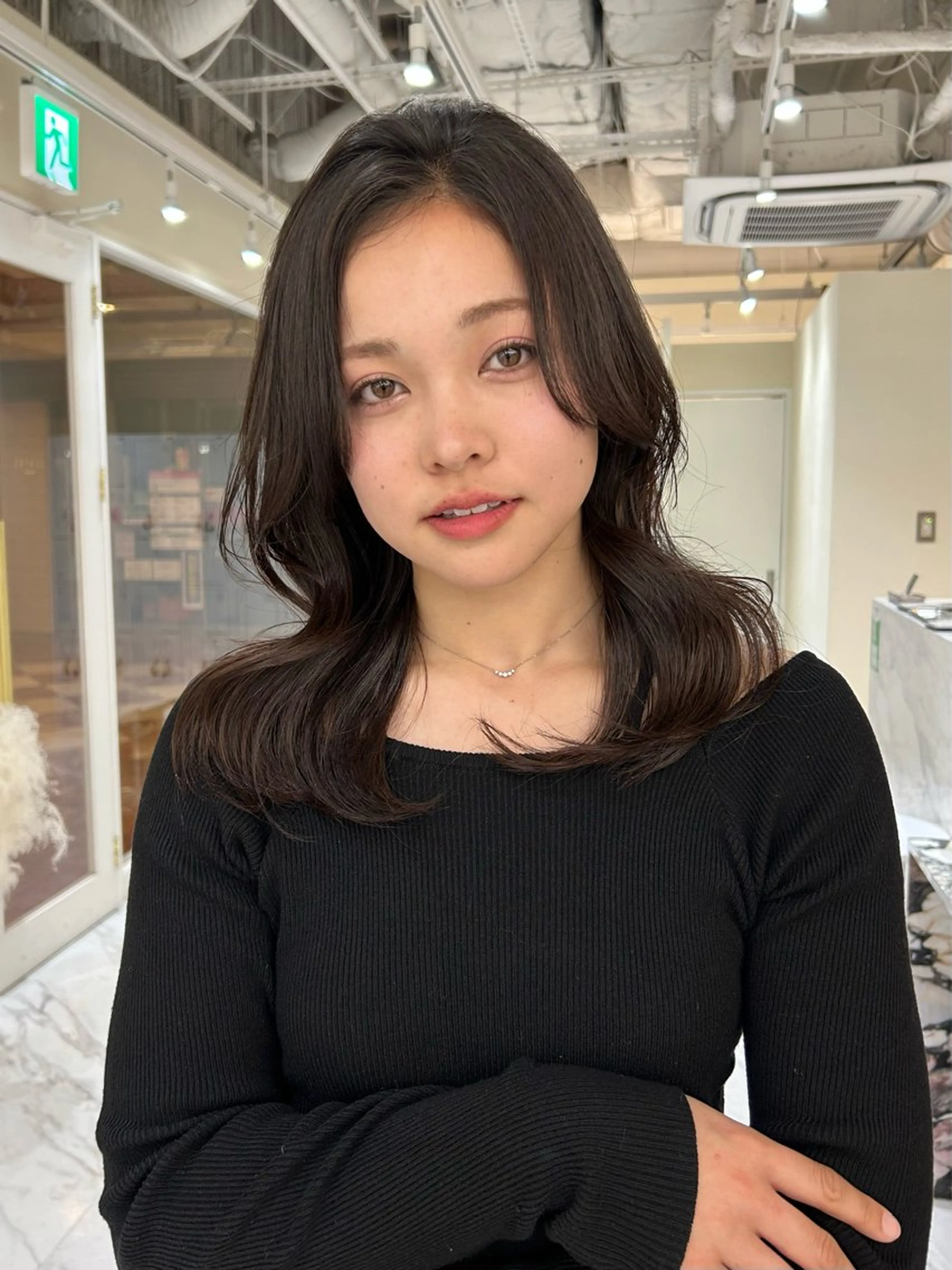 ロング カラー ヘアアレンジ ベージュカラー ブラウンカラー 透明感カラー 似合わせカット maoブリーチ無し 似合わせカラーのヘアスタイル