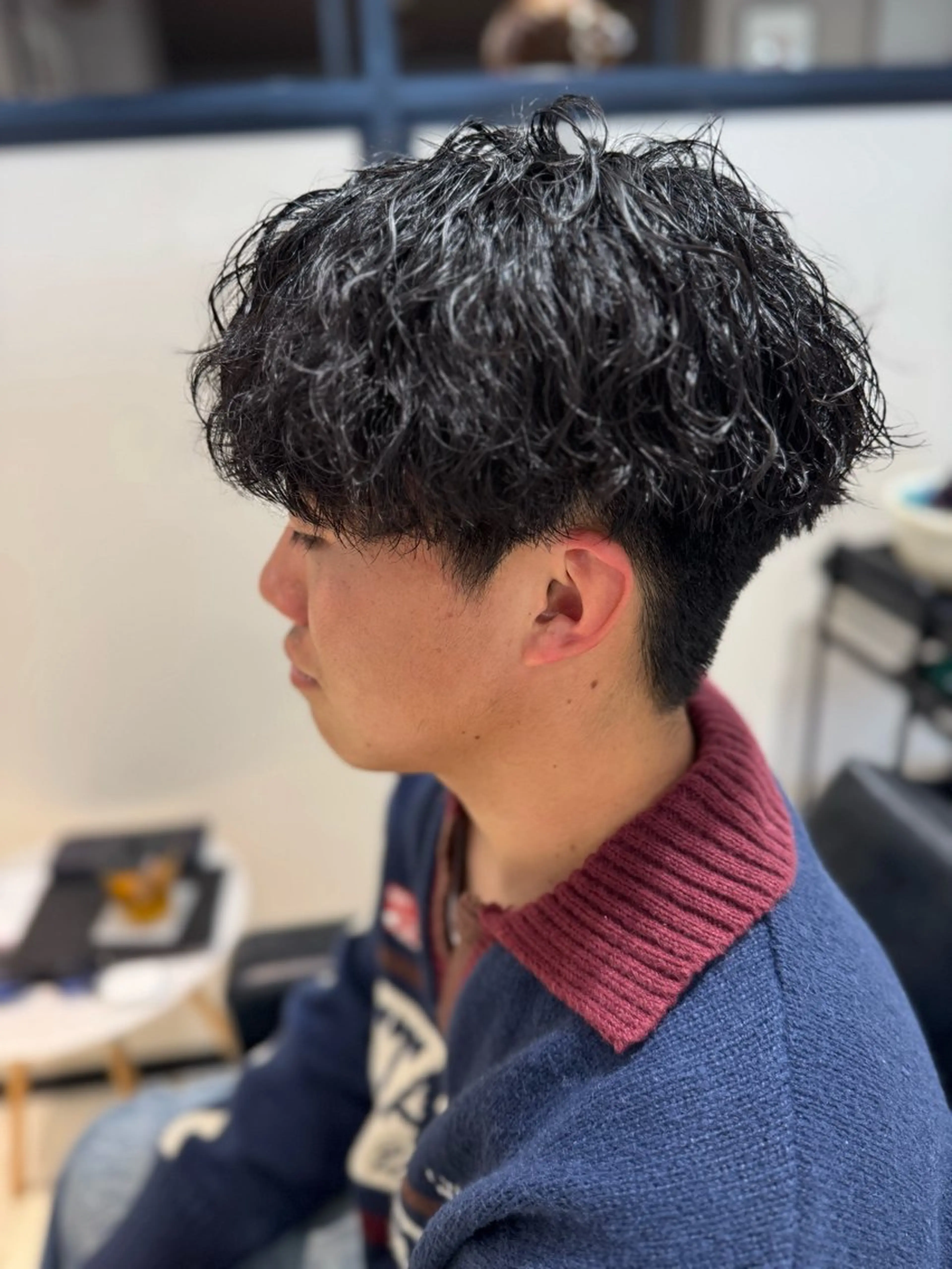 ✂️【メンズ限定】カット+パーマ ¥4500💈表参道/半個室/マンツーマン施術の写真