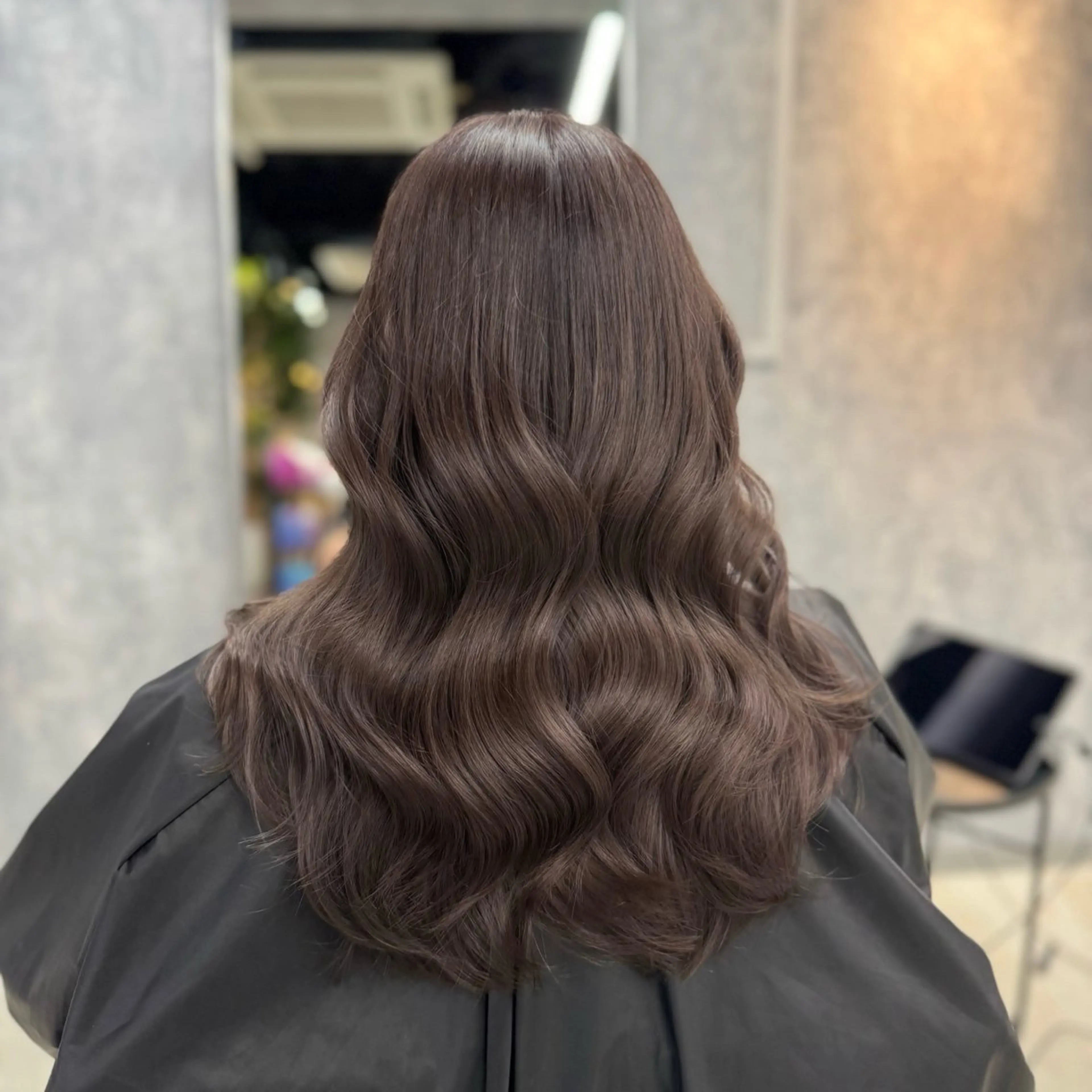 ロング カラー ブラウンカラー 透明感カラー カット ヘアカラー トリートメント 宮城 ほのかのヘアスタイル