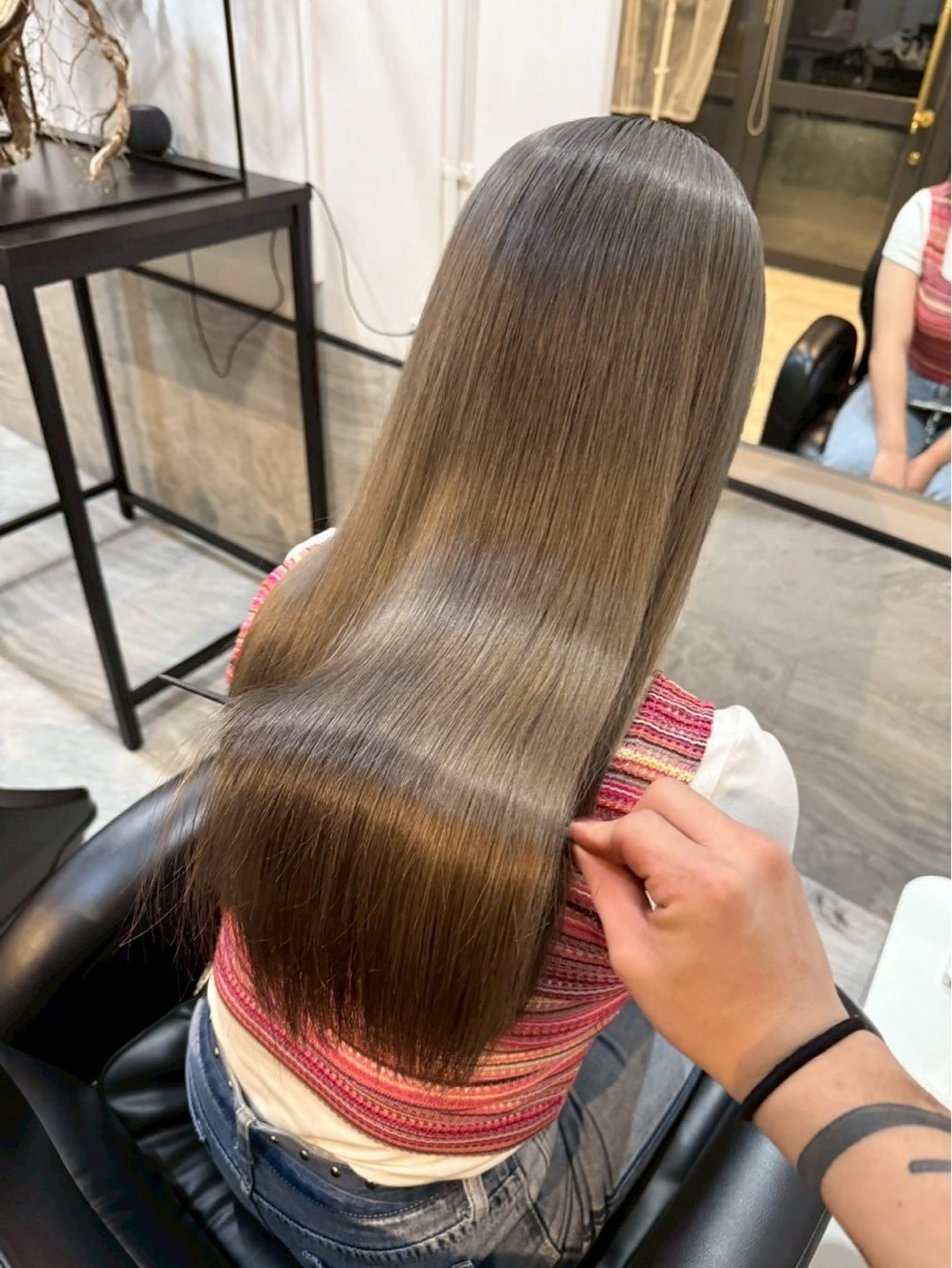 ロング カラー ヘアアレンジ トリートメント ブリーチ/髪質改善/ メンズ/ KOKIのヘアスタイル