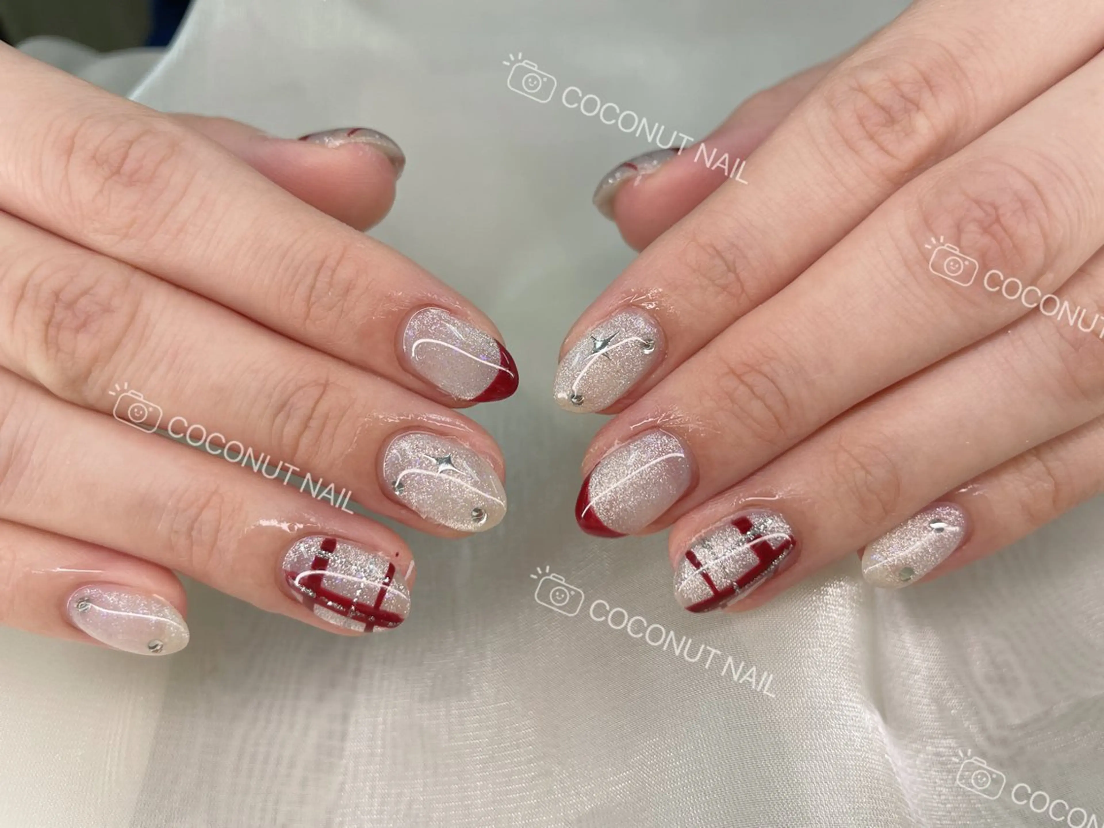 ネイル ハンドネイル 神田 ココナッツのネイルデザイン