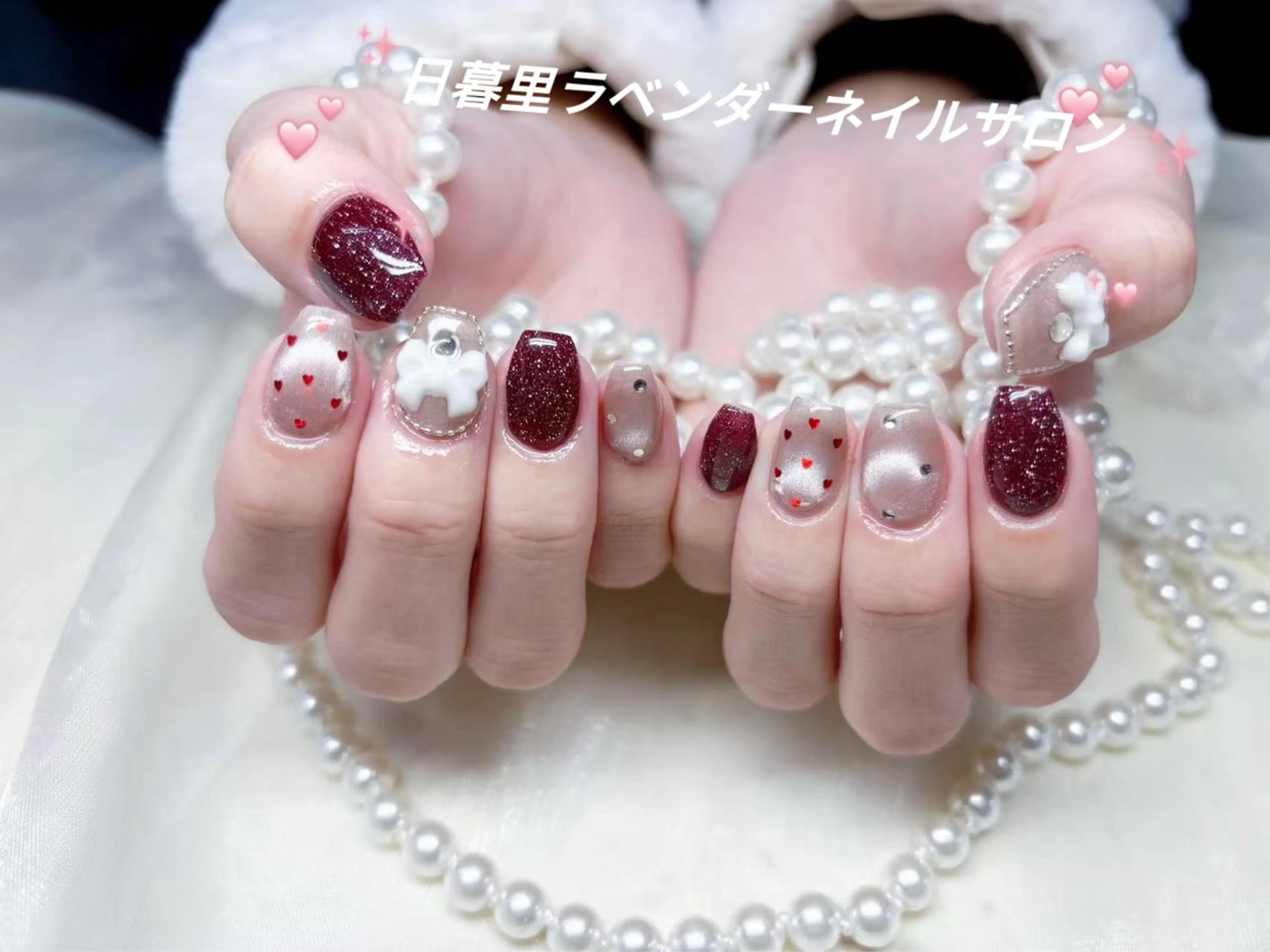 ネイル ラベンダーネイルサロン所属・日暮里♡研修生 チクさん（一同）のネイルデザイン