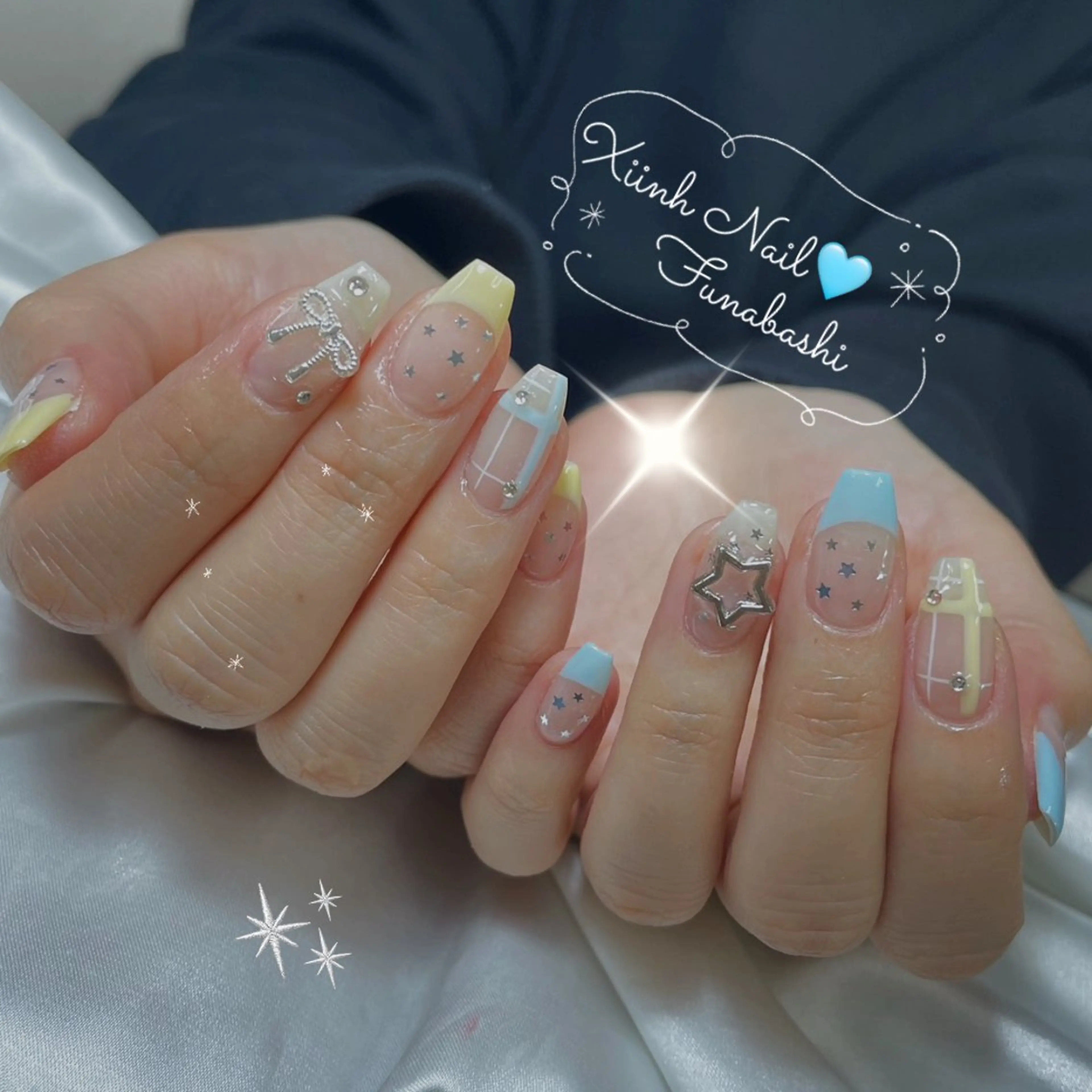 ネイル チークネイル 桜ネイル 長さ出し フットネイル ジェルネイル ハンドネイル XIINH NAIL SALONのネイルデザイン