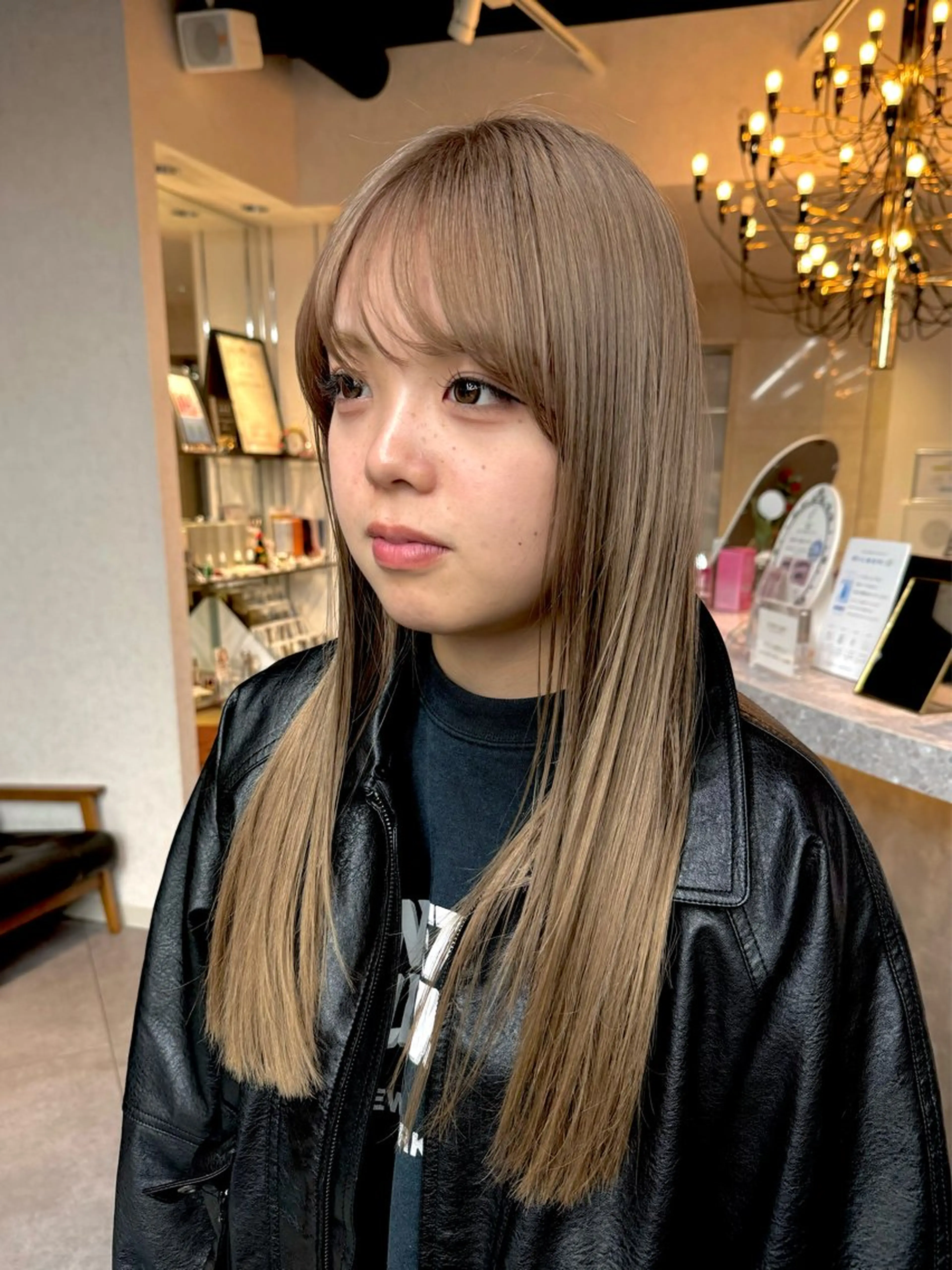 ロング カット ヘアカラー reira/堀江/ 透明感カラーのヘアスタイル