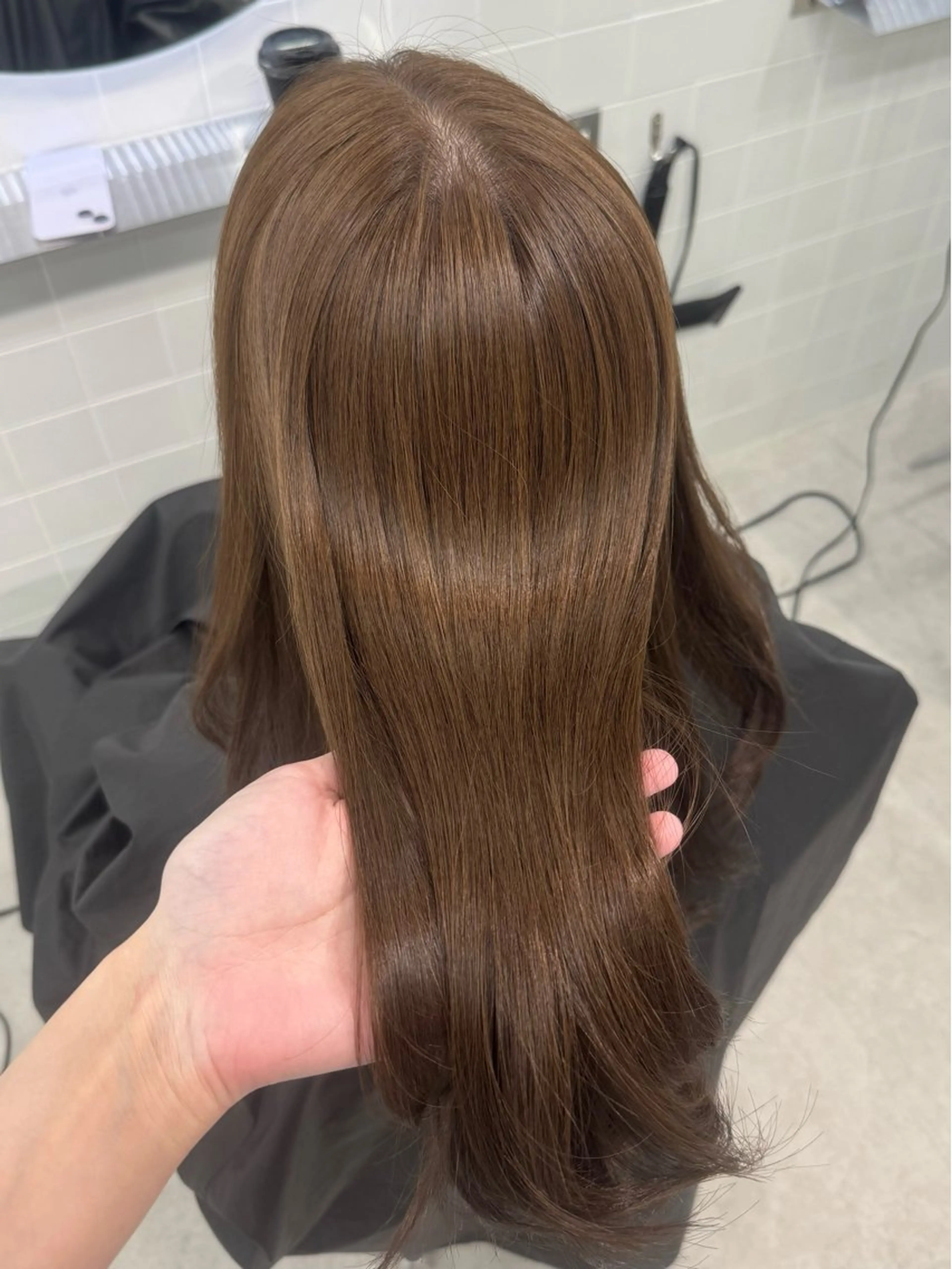 ロング カラー ヘアカラー トリートメント エクステモデル募集 💗大阪梅田/川上のヘアスタイル