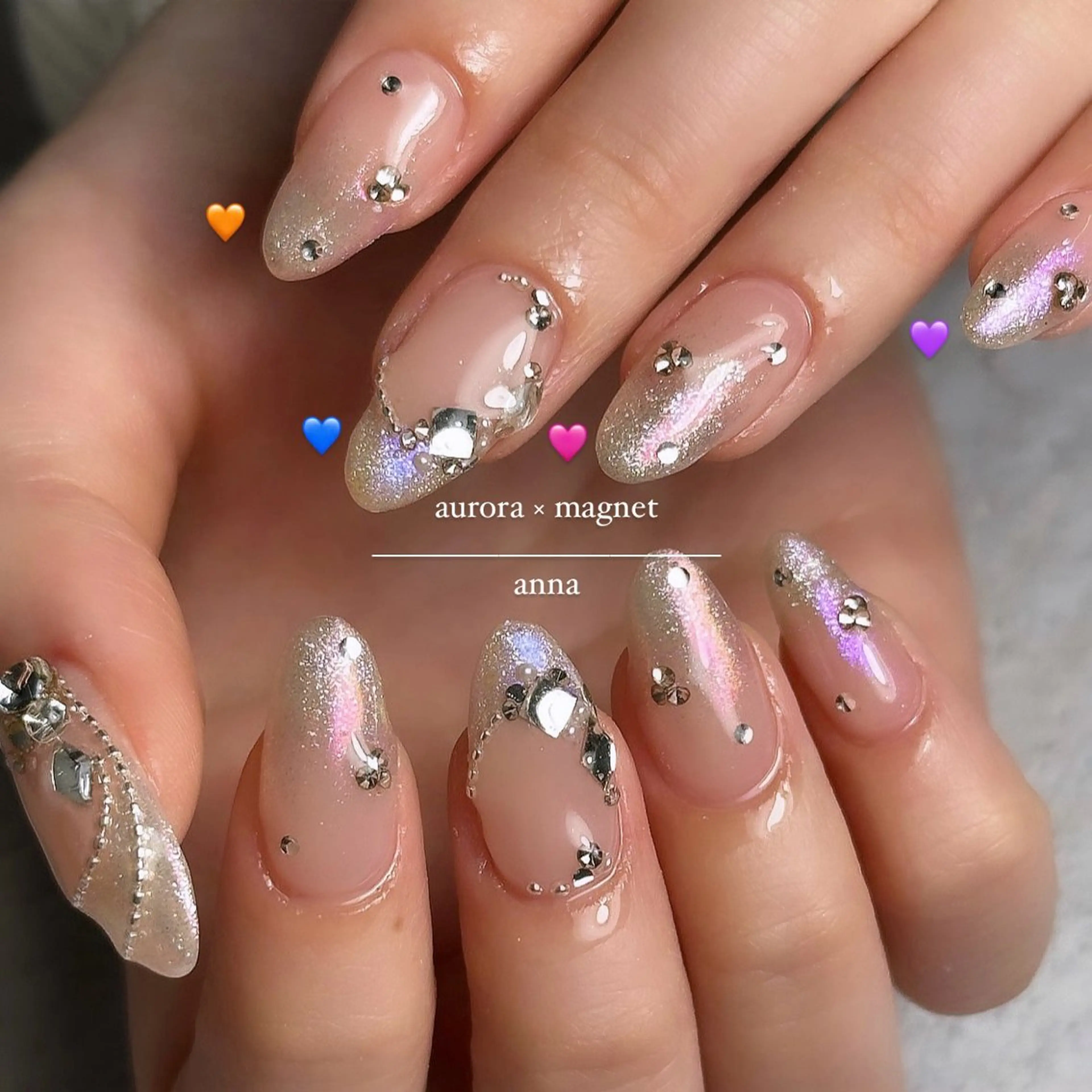 ネイル ハンドネイル GRANDE OSU Anna 🧸💛のネイルデザイン