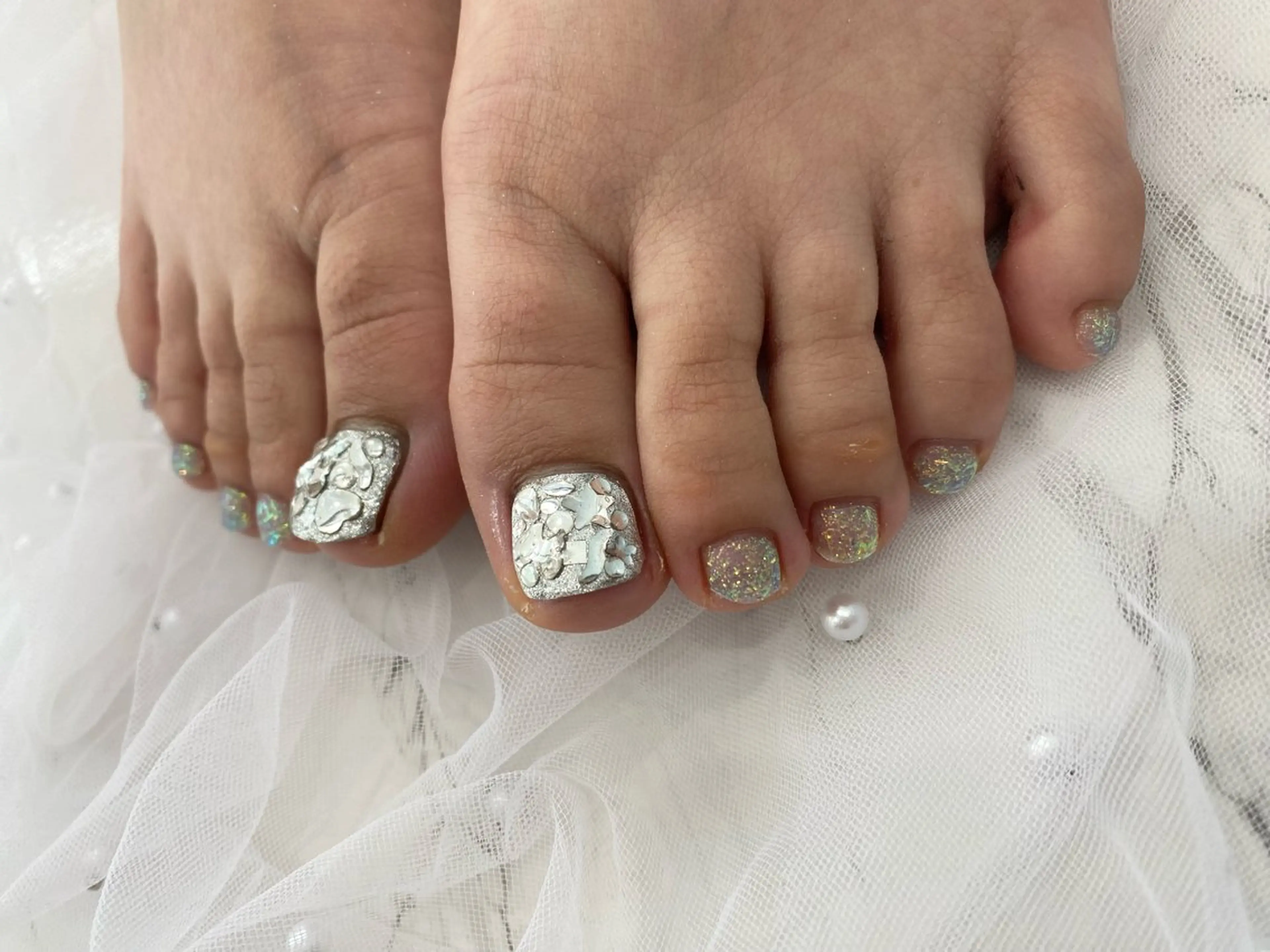 ネイル AQUA 🧸 Amiのネイルデザイン