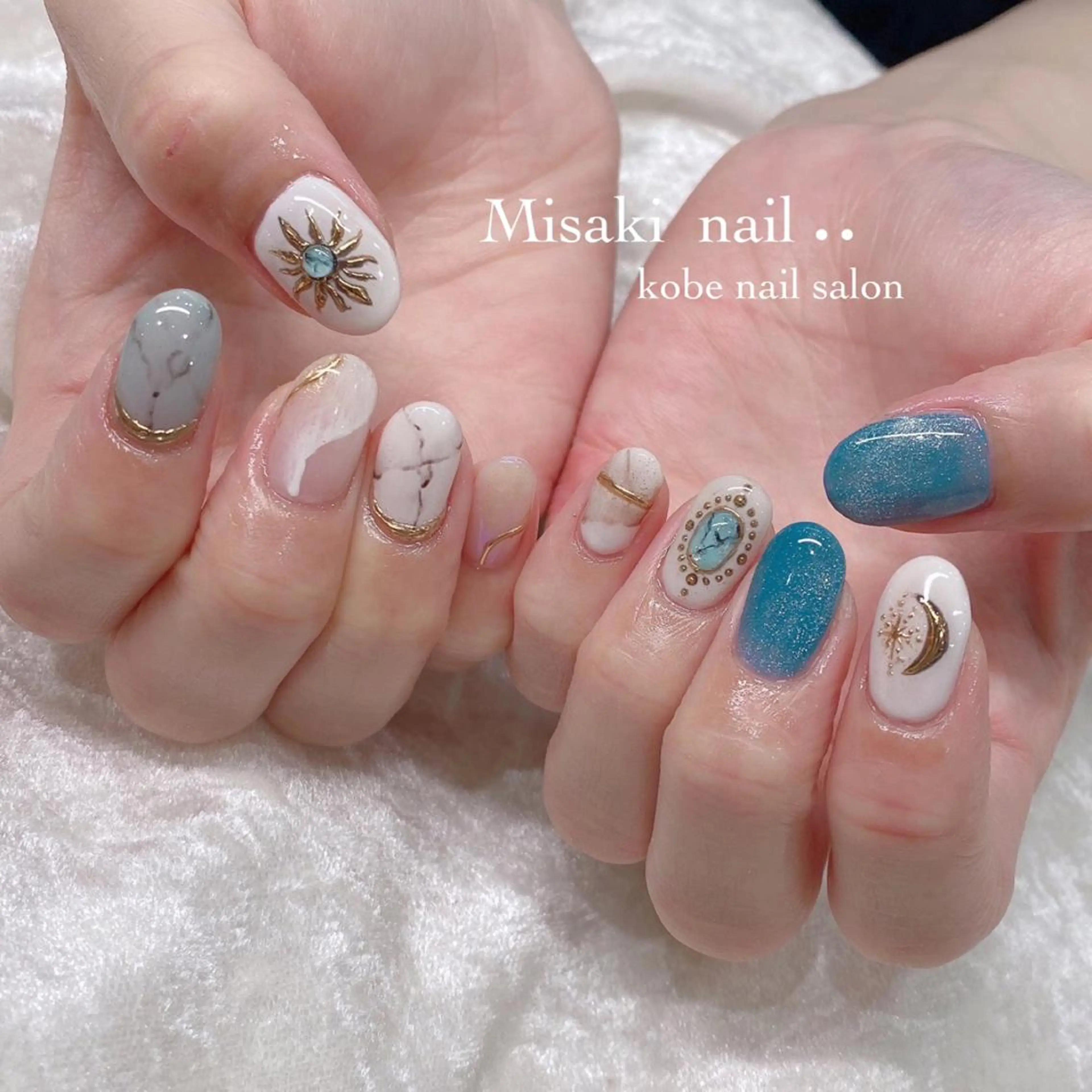 ネイル 韓国ネイル ワンホンネイル ハンドネイル nailsalon miinailsのネイルデザイン