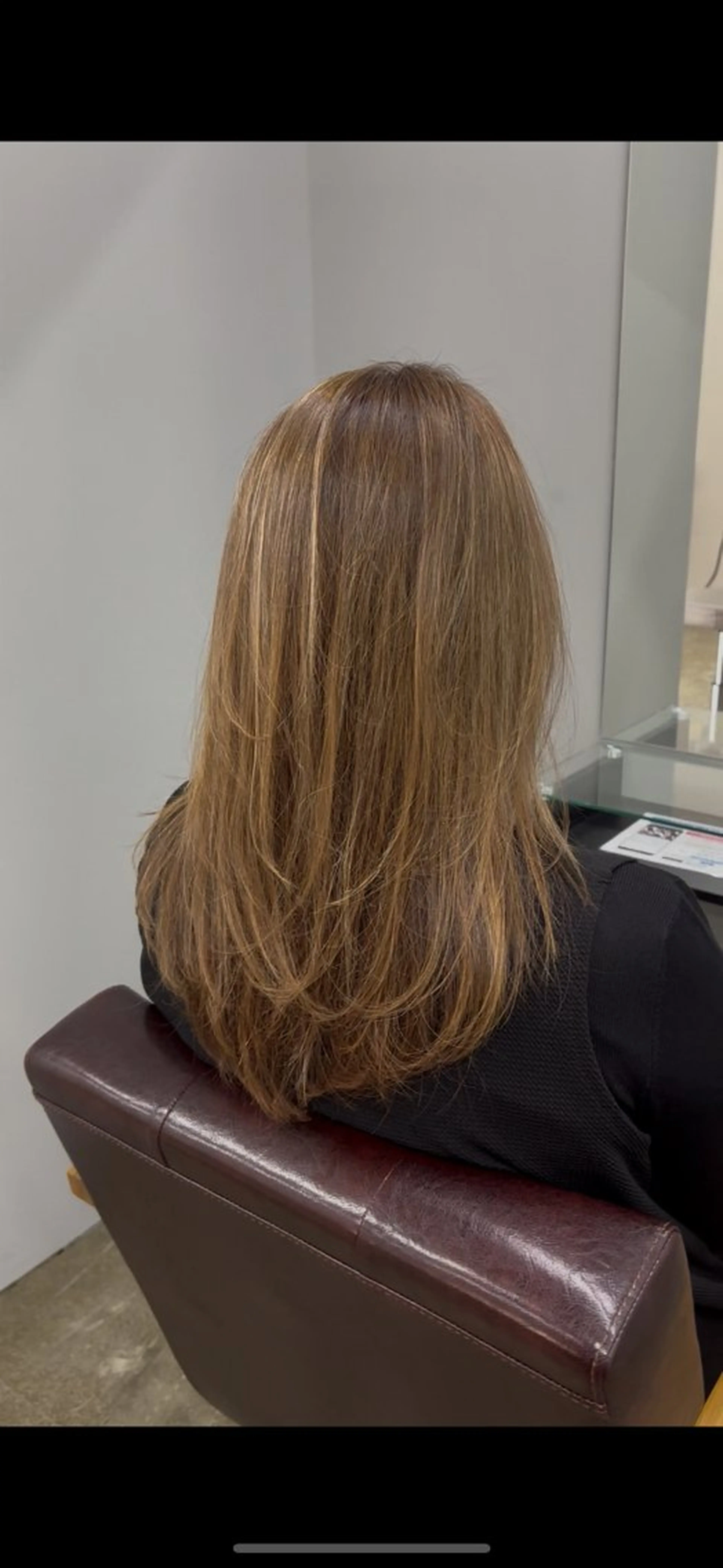 セミロング カラー ブリーチ ダブルカラー Dice朋生/美髪/ 白髪ぼかし/ブリーチのヘアスタイル