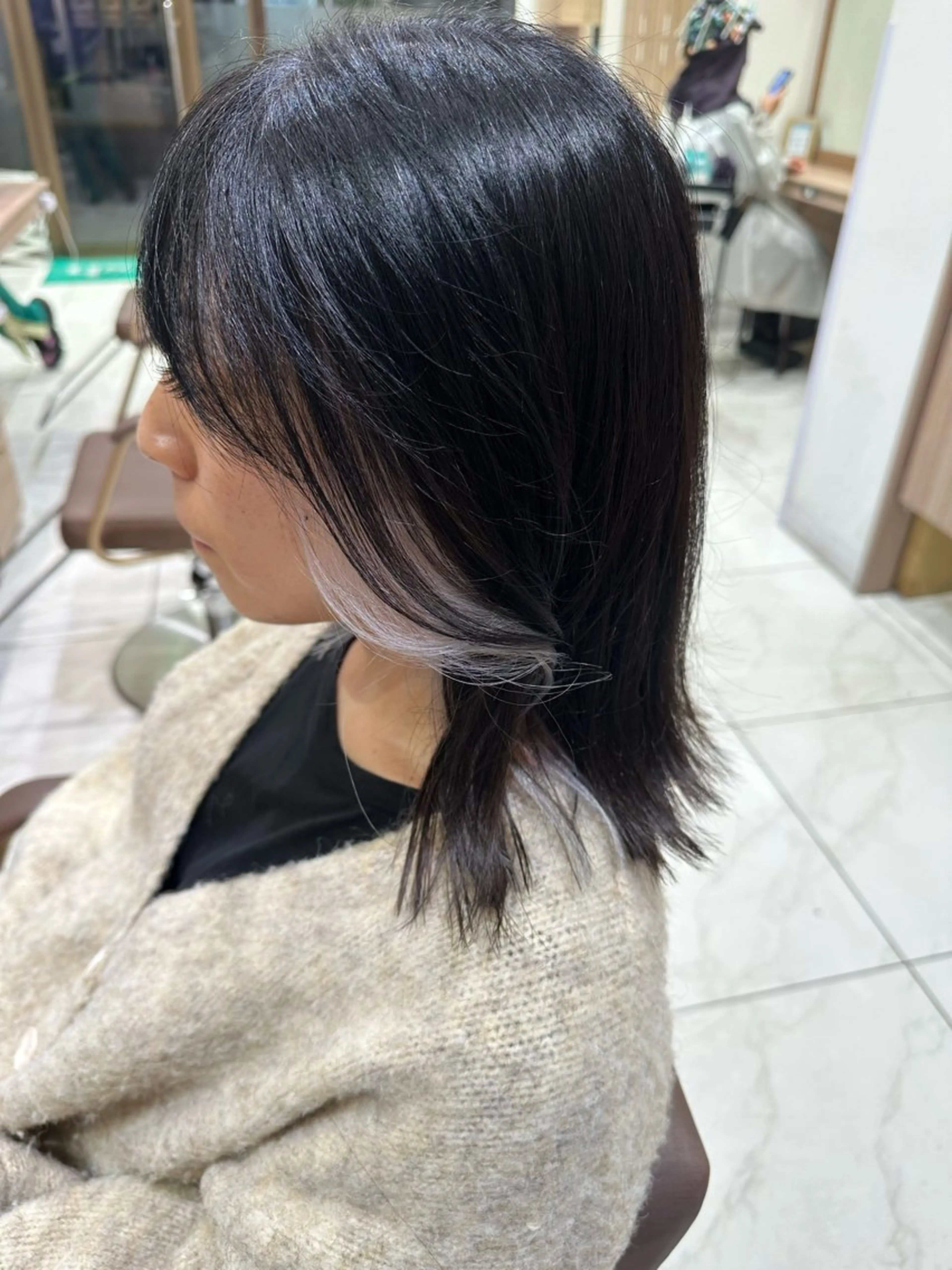 ミディアム カラー ‪❥ブリーチ💗 MIKUのヘアスタイル