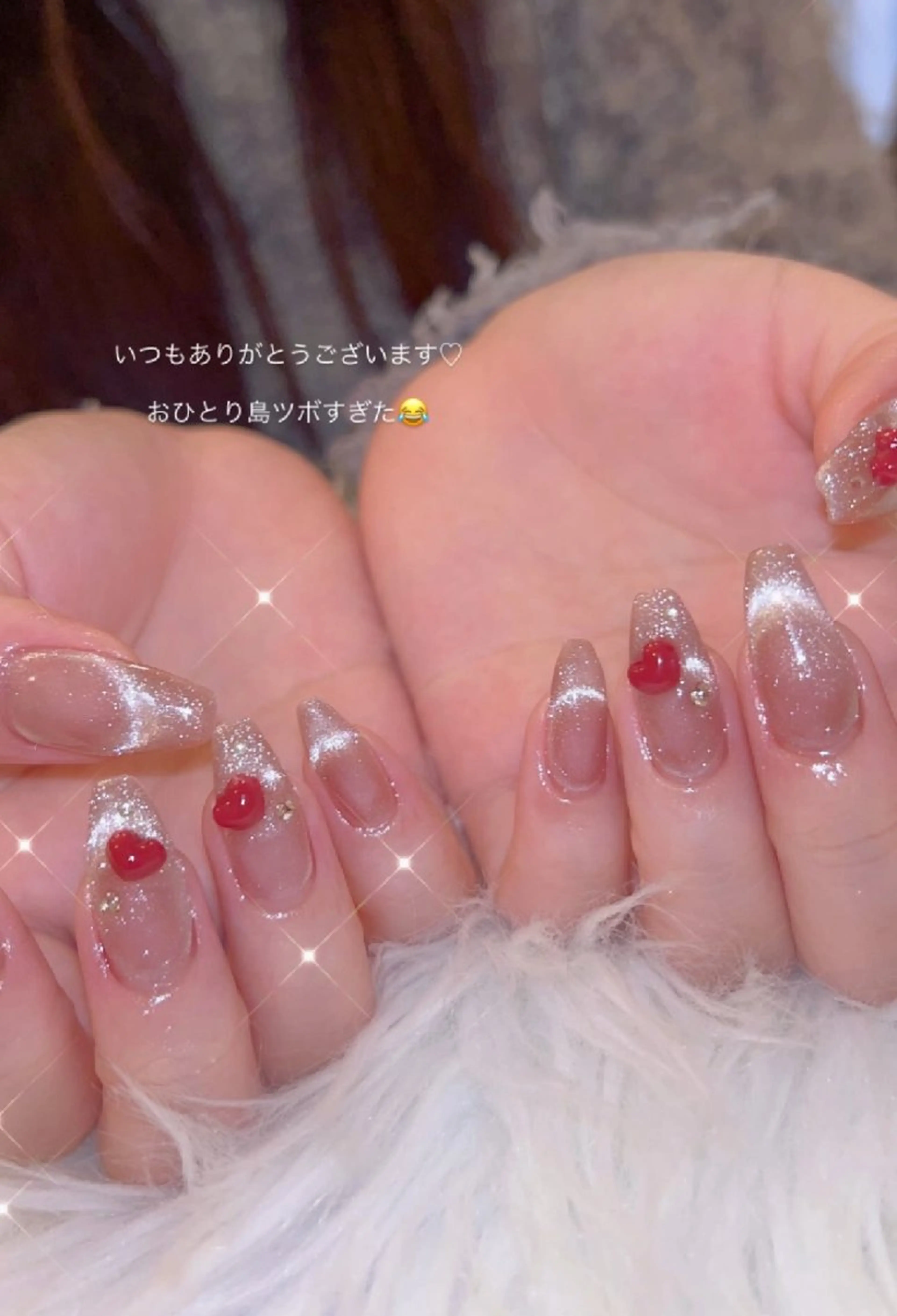 ネイル アートネイル 春ネイル バレンタイン ハンドネイル I LOVE ME NAIL.。.:*♡のネイルデザイン