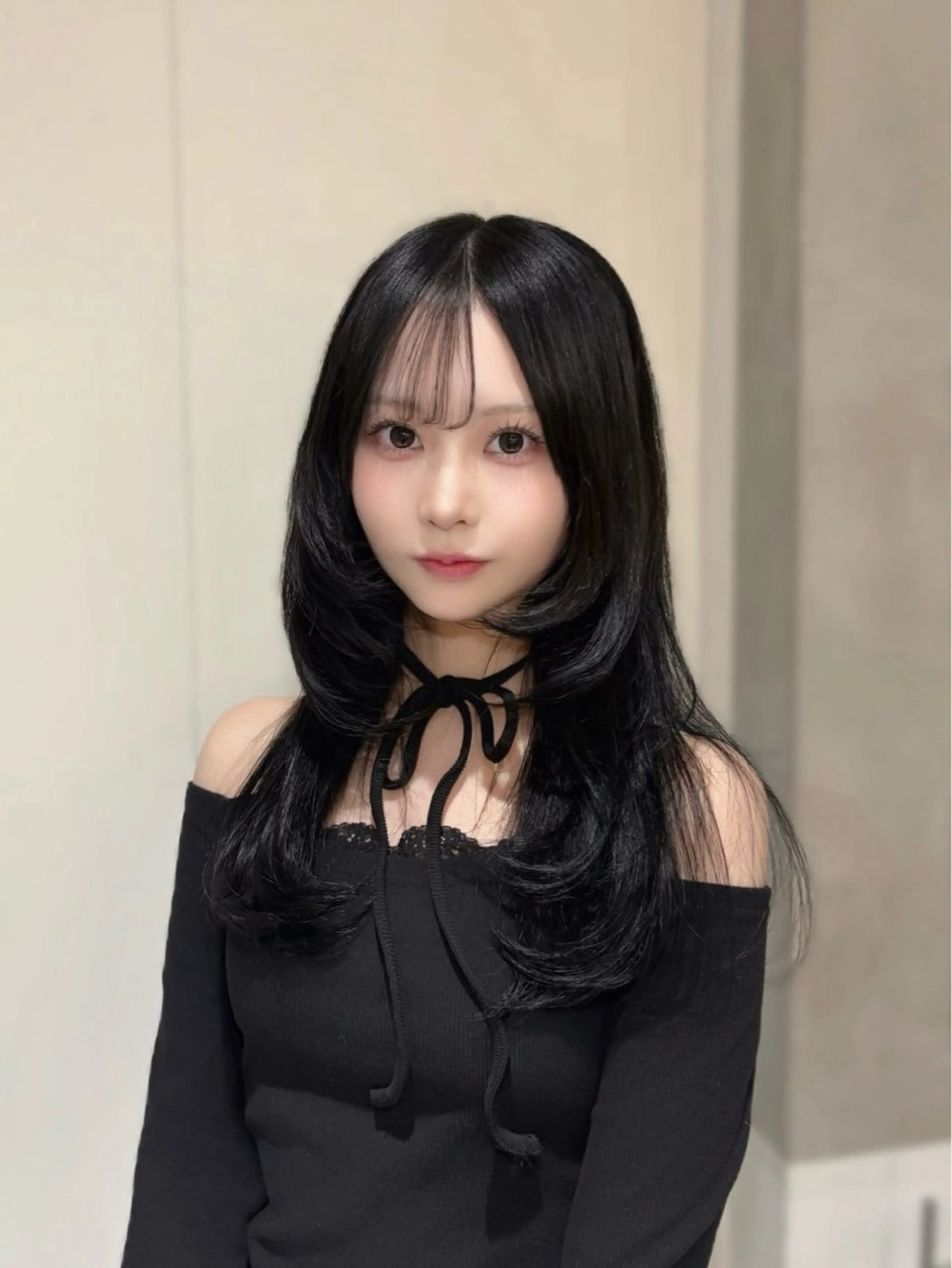 ロング カット Rino🎀/盛れる 顔周りカット🪽✩のヘアスタイル