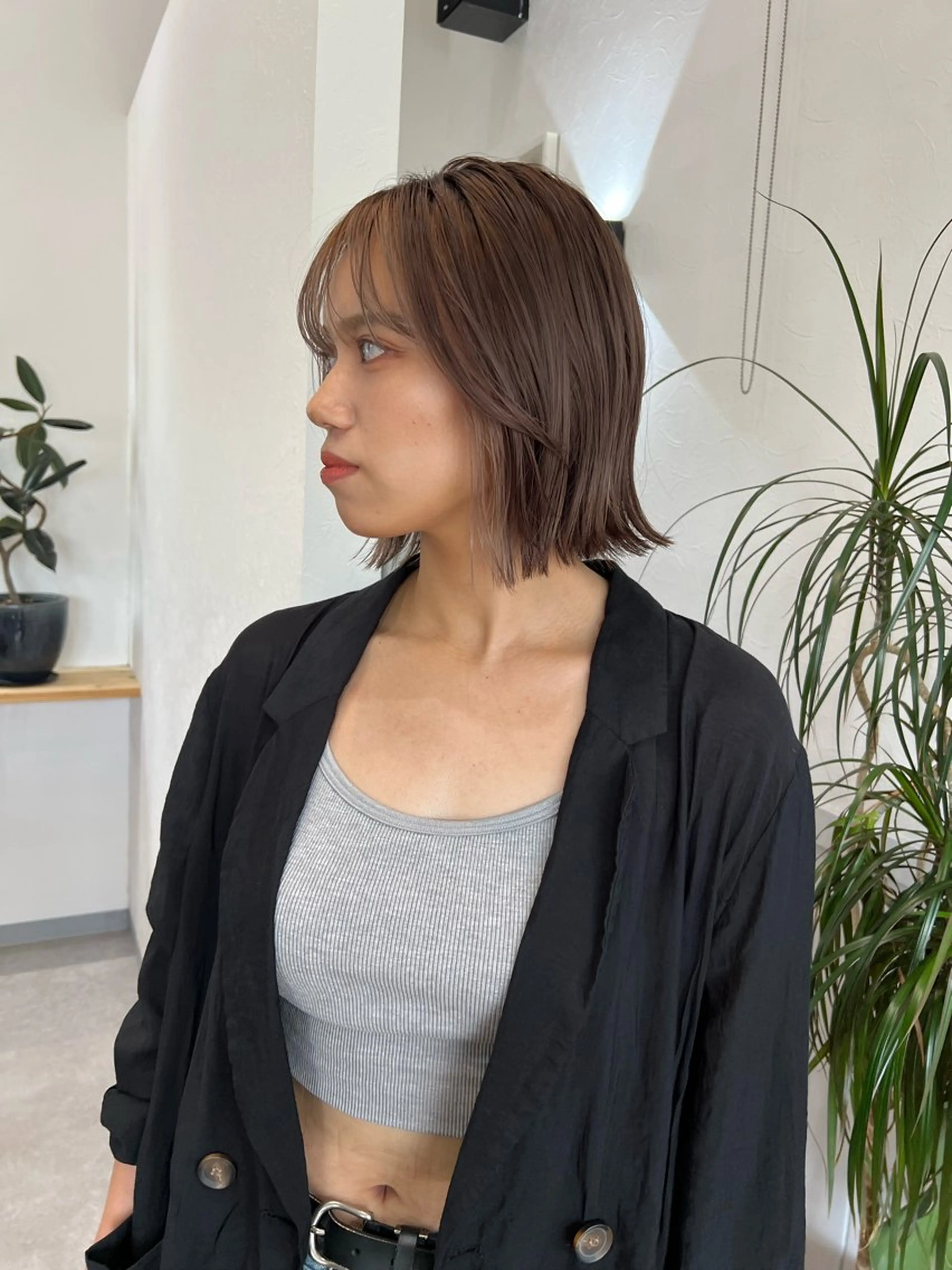 ミディアム カラー カット ヘアカラー 🟤TAP🟤 木曳野　金沢店のヘアスタイル