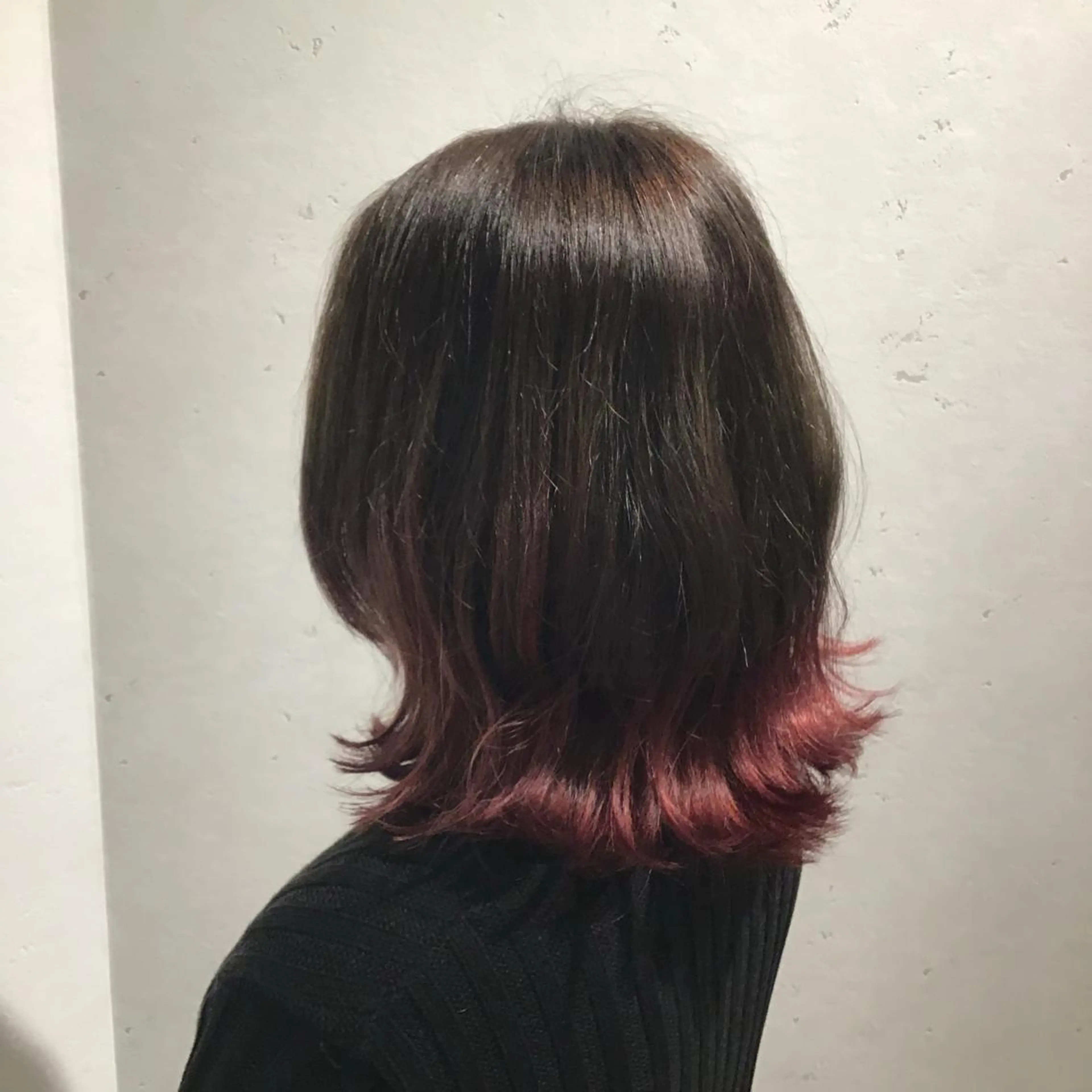 ミディアム ヘアカラー やまぐち まりんのヘアスタイル