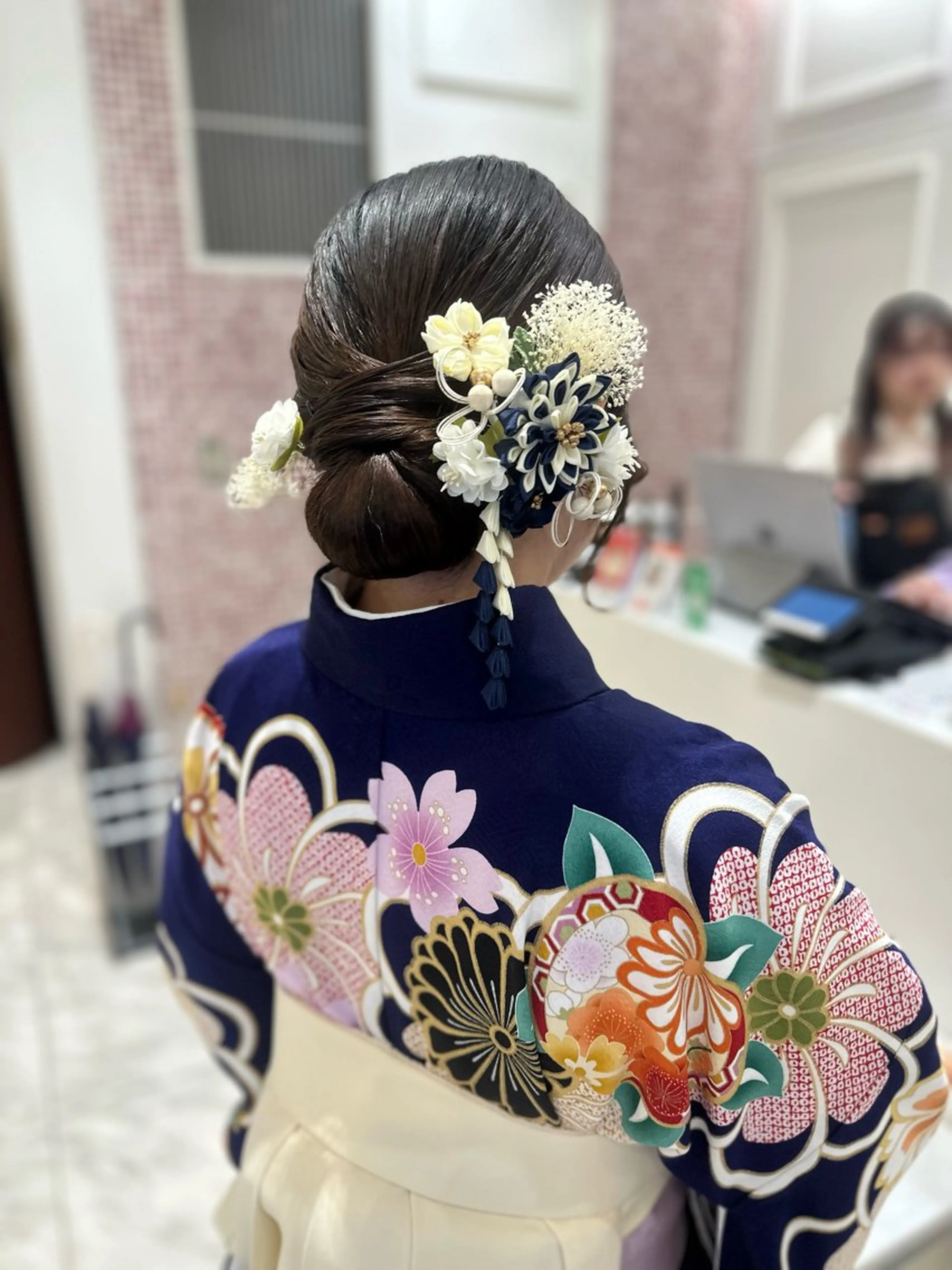 ヘアアレンジ ハーフアップ ツインテール 結婚式・ブライダル 着付け カラーははお任せ❤️ アサコサユリ🎀の眉毛・アイブロウイメージ