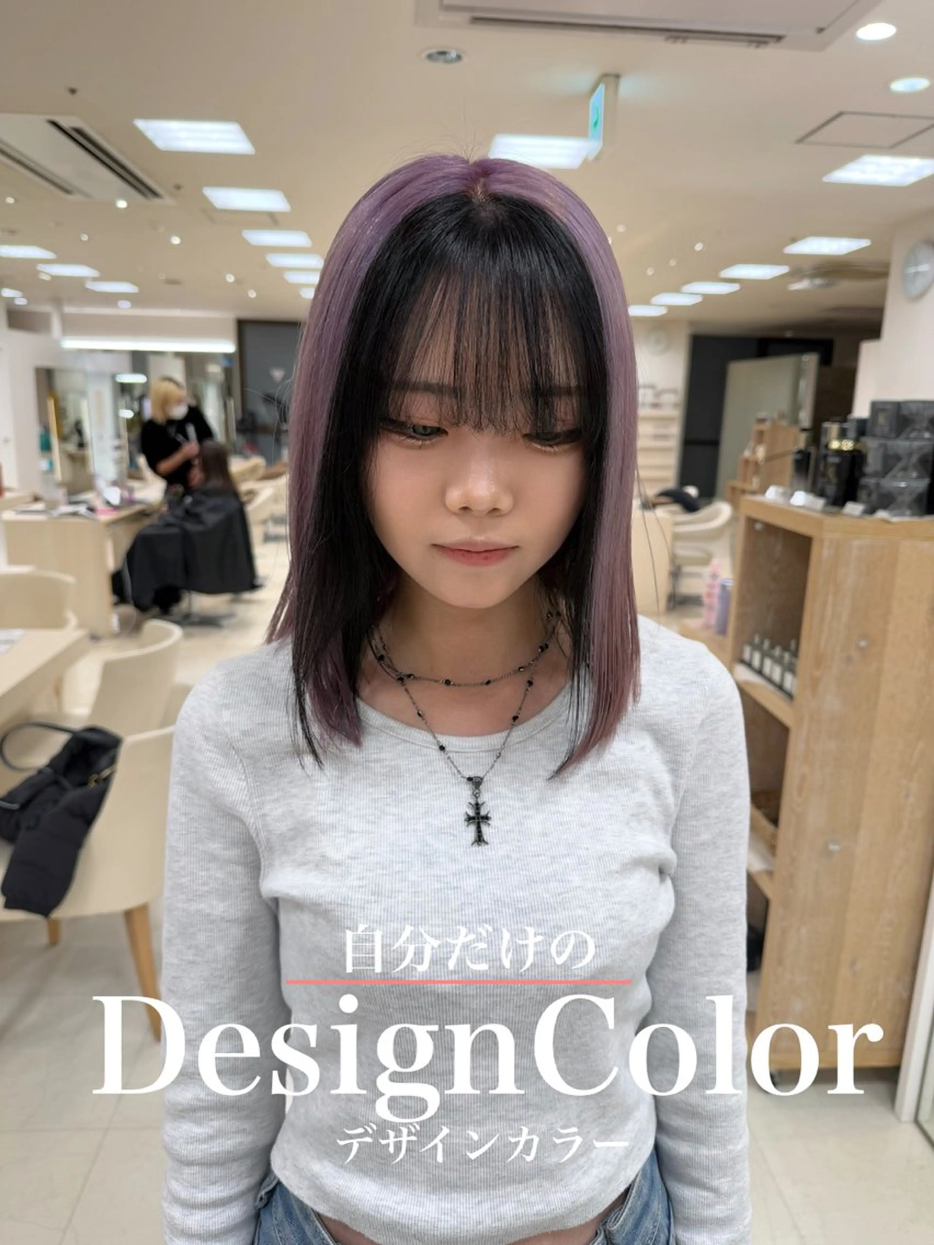 ミディアム カラー ヘアアレンジ 🍒KIKUCHI KANAE🍒のヘアスタイル