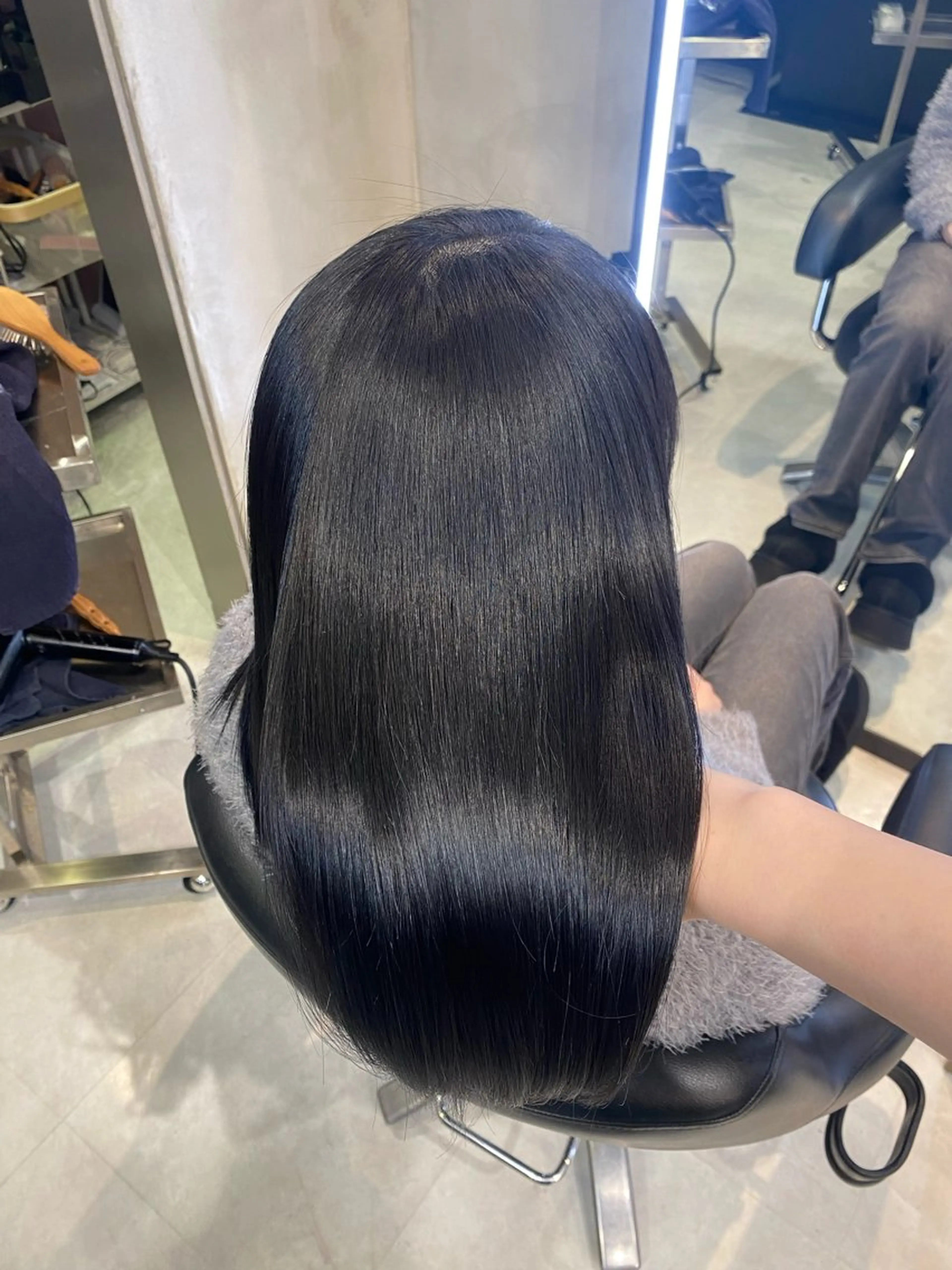 ロング トリートメント ヘアカラー トリートメント にこ🐻‍❄️🫧 透明感カラー🤍のヘアスタイル