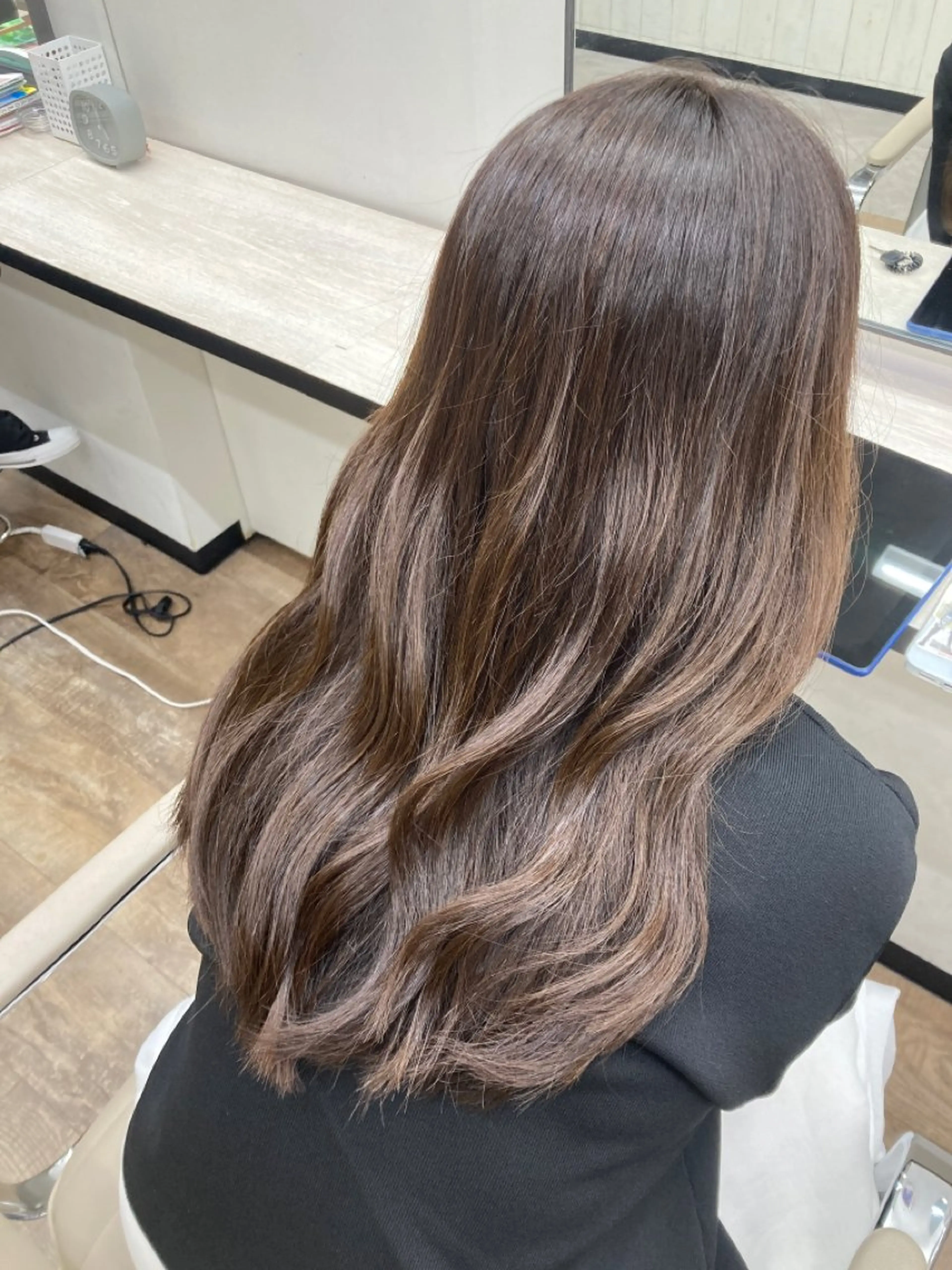 セミロング カット ヘアカラー トリートメント 🌸栄/髪質改善 透明感/ムラカミ🌸のヘアスタイル