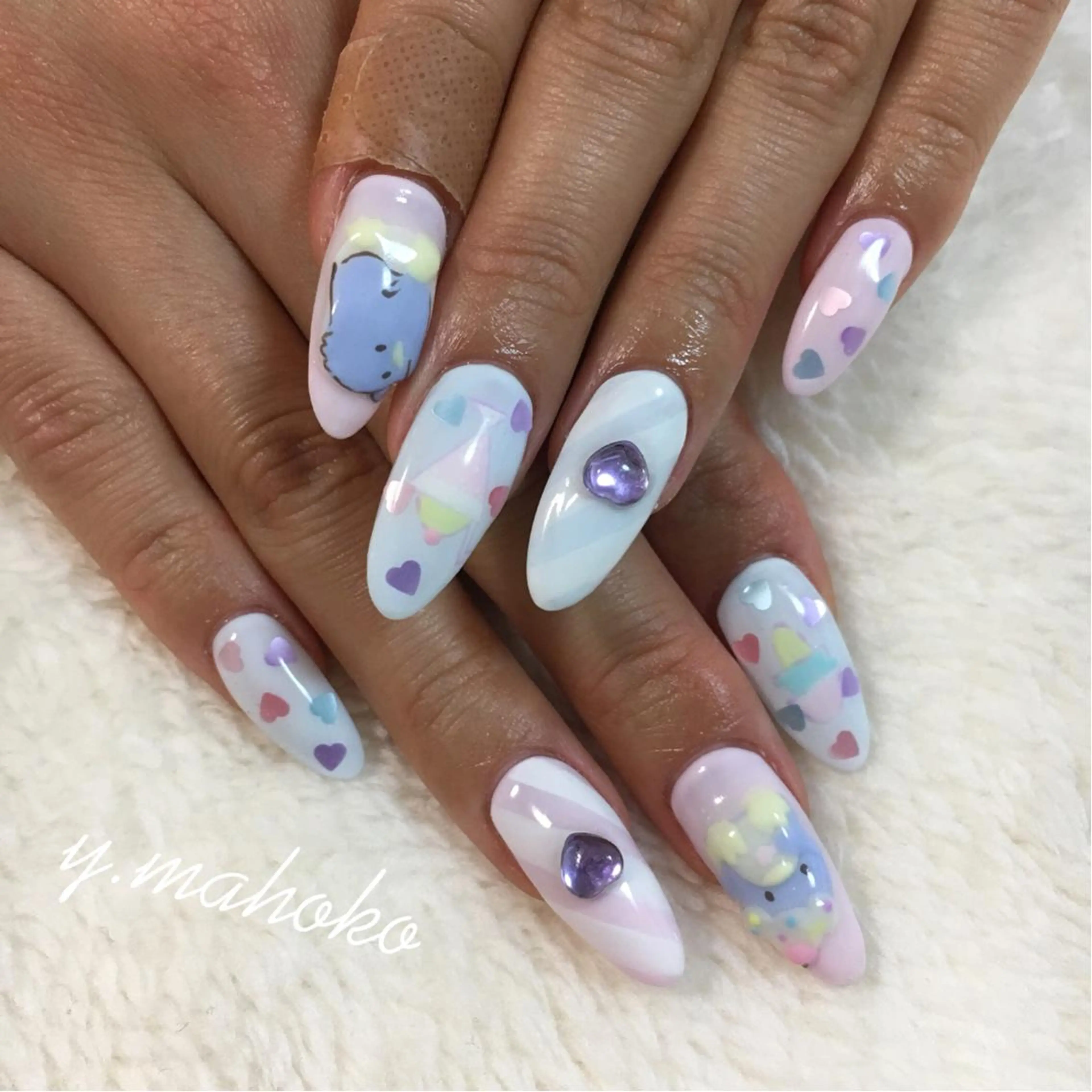 ネイル She nail studio 原宿所属・パラジェル有/ スカルプ/mahoのネイルデザイン