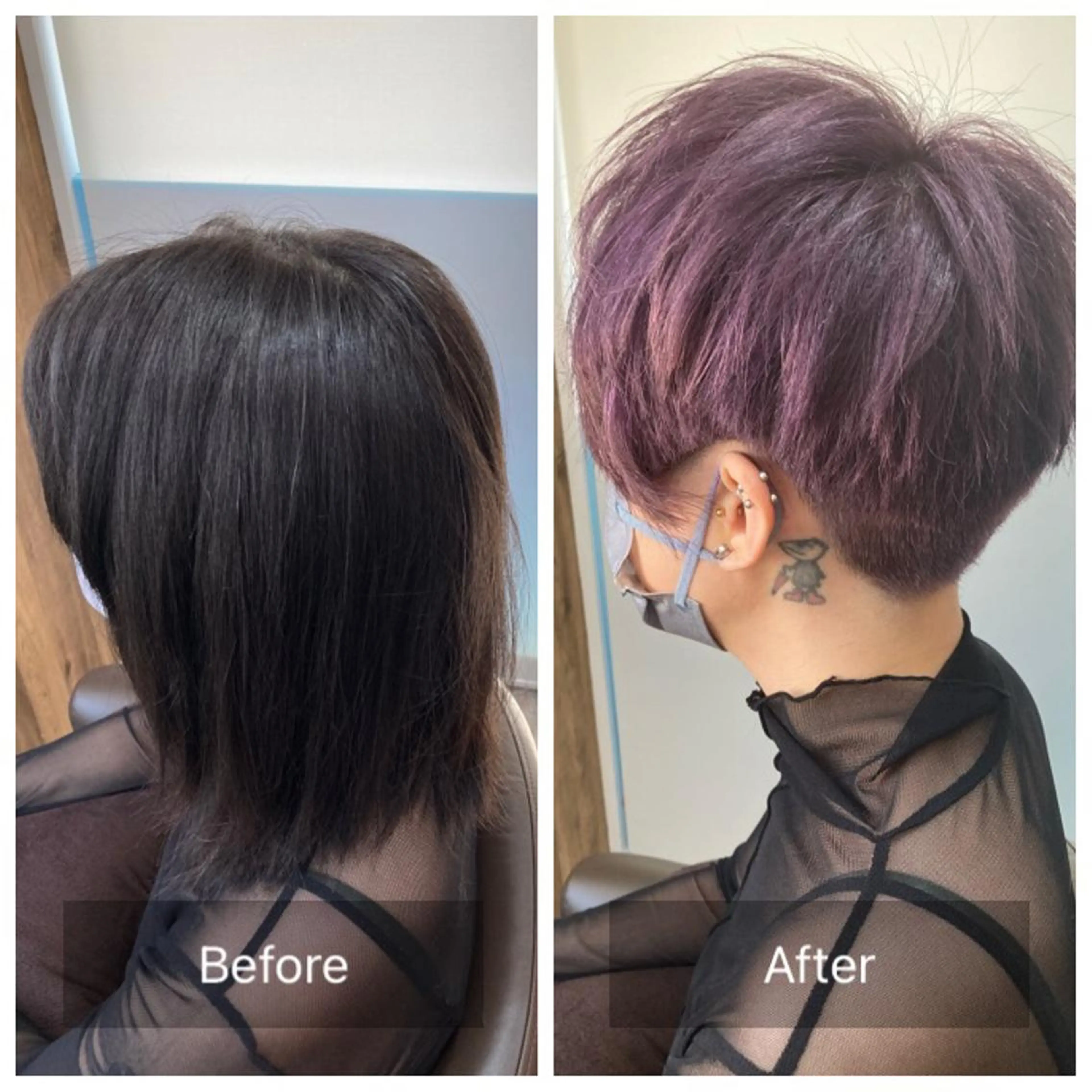 ショート パープルカラー ショートヘア [& as]高橋 一道のその他イメージ