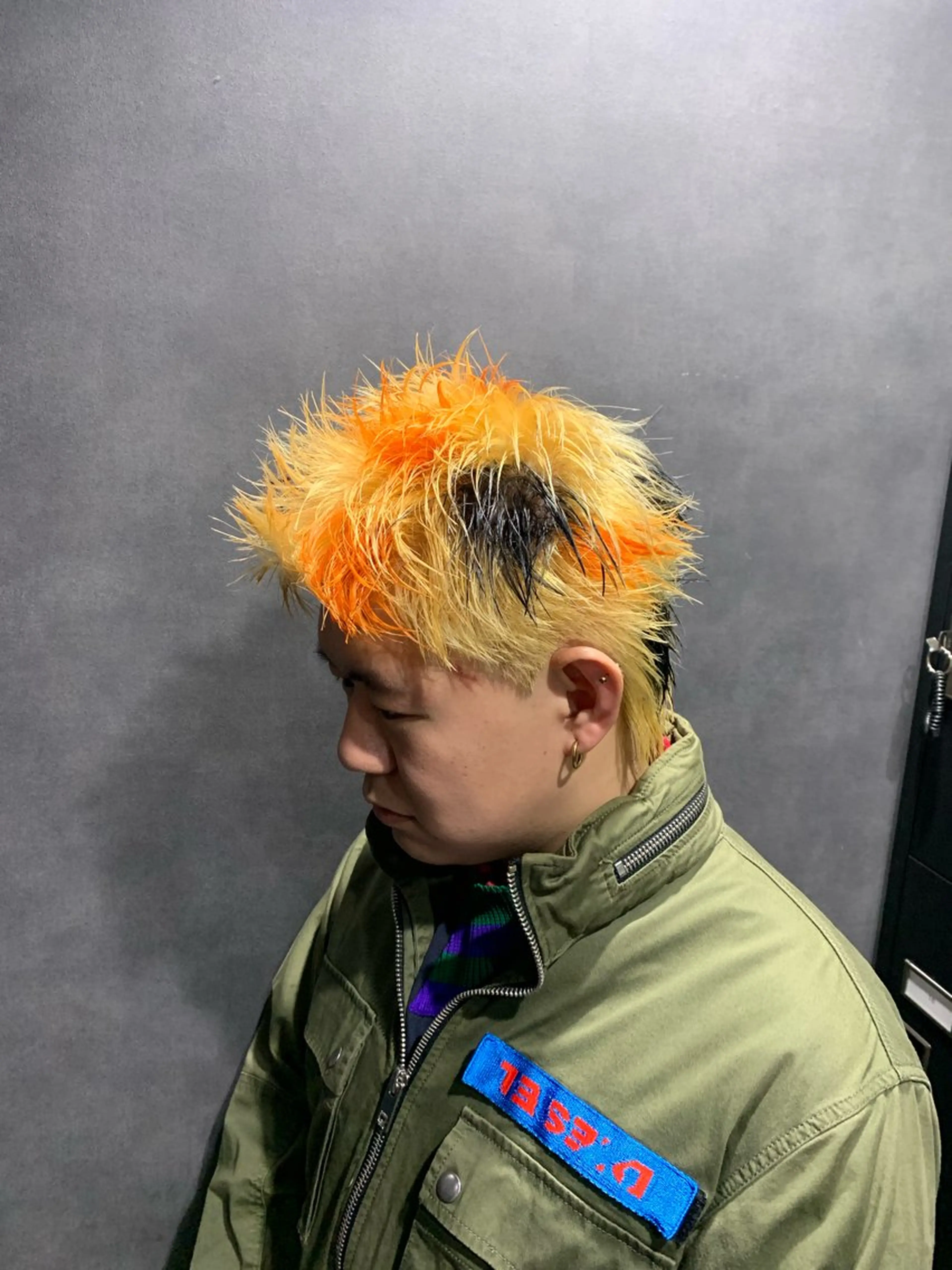 ショート カラー メンズ センターパート メンズハイライト メンズメッシュ マッシュ メンズパーマ メンズ🐺カラー／ 垢抜け🔥木村晴希のヘアスタイル