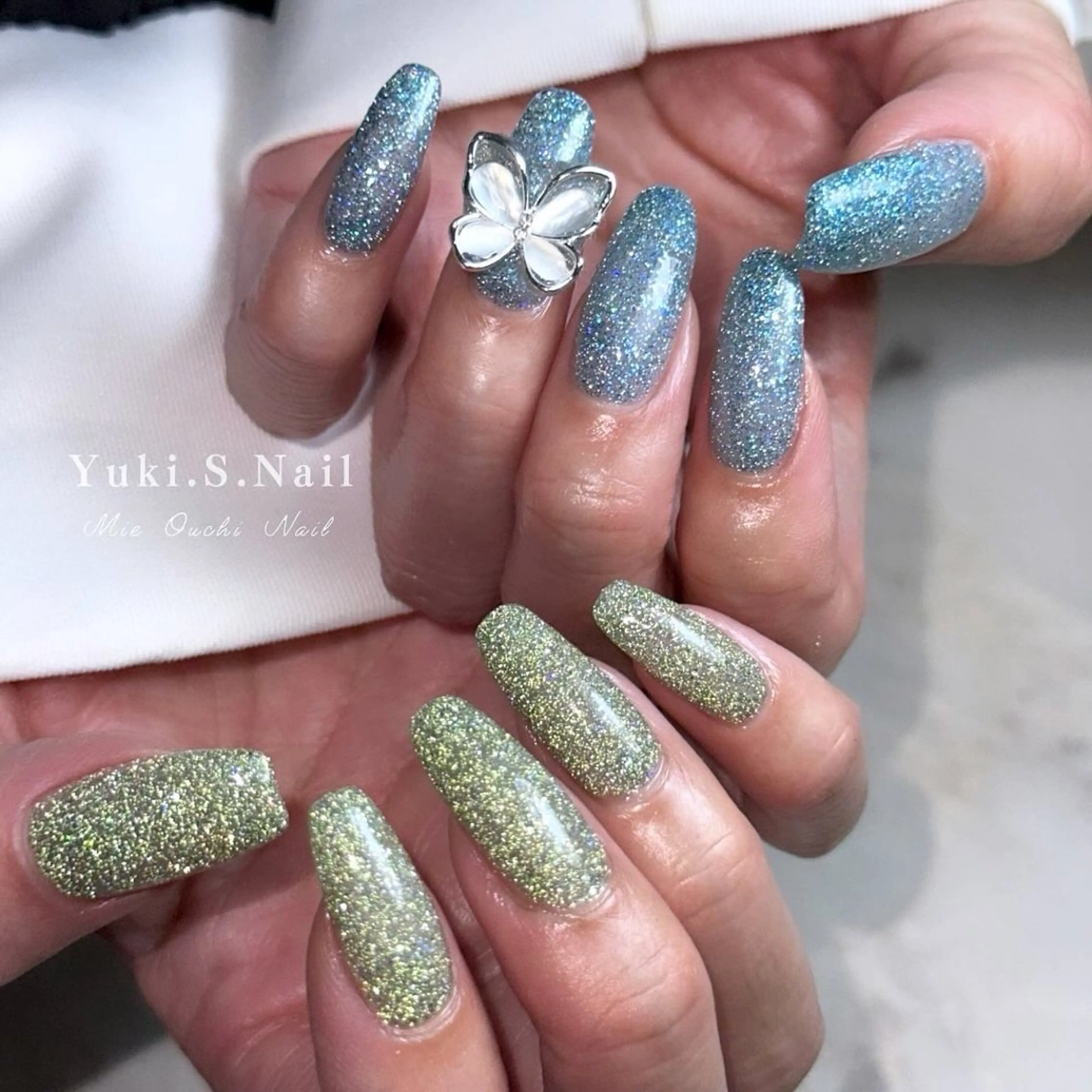 ロング ハンドネイル Yuki S.Nailのネイルデザイン