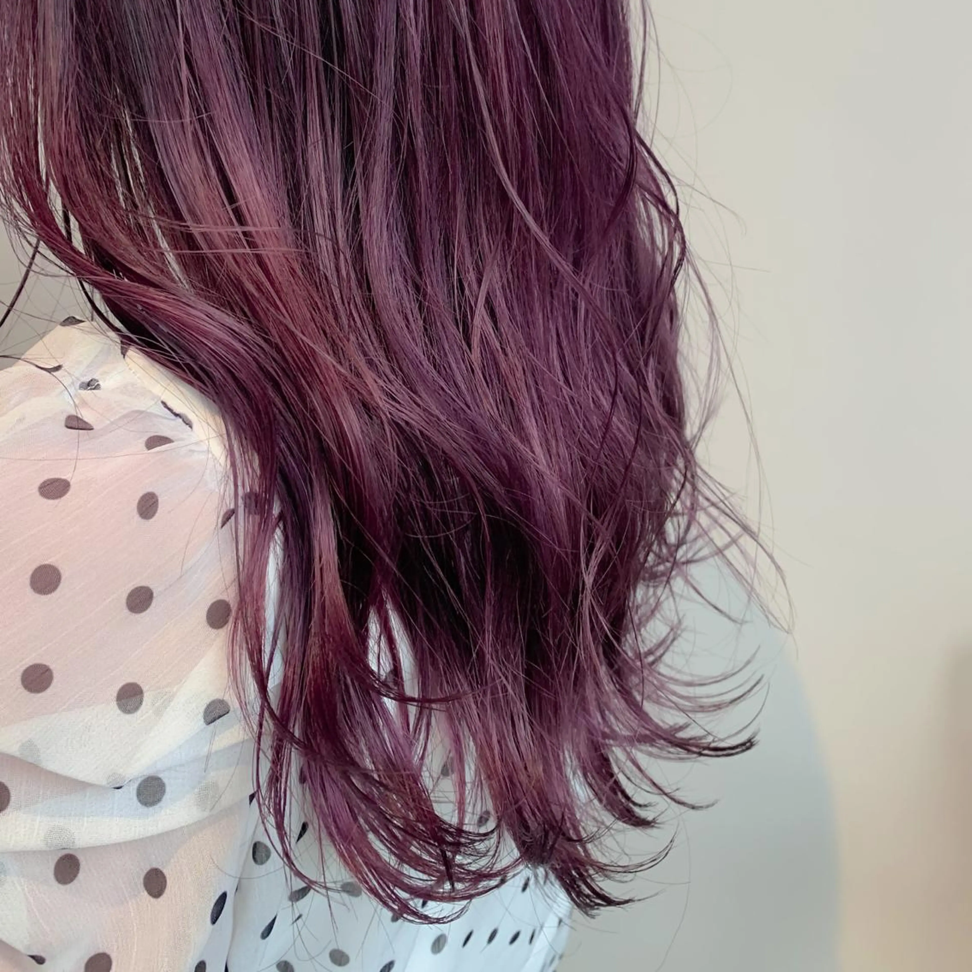 セミロング カラー ラベンダーカラー ラベンダーピンク ピンクカラー カット ヘアカラー トリートメント "小顔カット" Fuko.のヘアスタイル