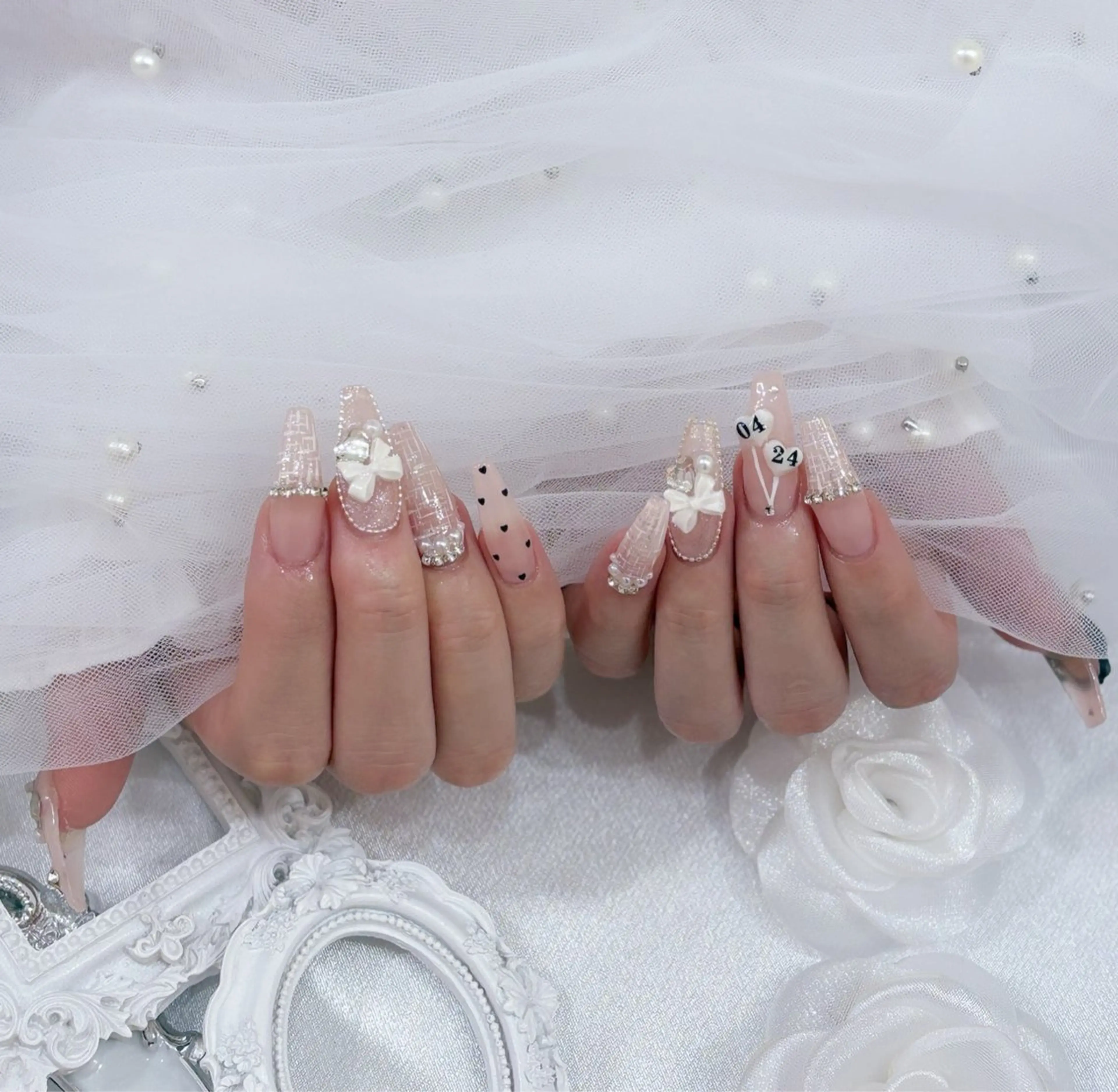 ネイル 🎀ナナミ/ガー リー/スカルプ🎀のネイルデザイン