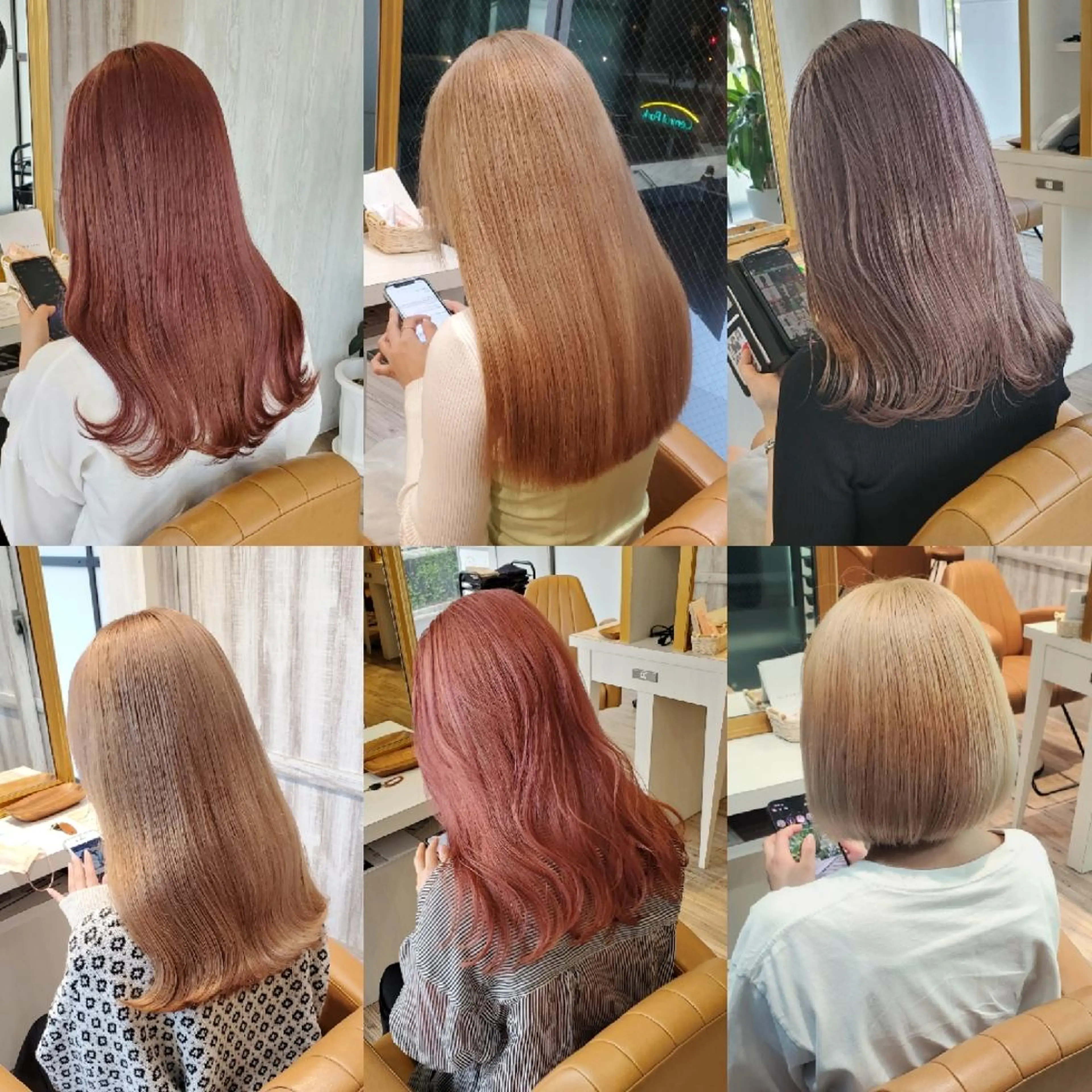 ミディアム カラー ヘアカラー トリートメント レイヤーカット/ ウルフカット/大橋 のヘアスタイル