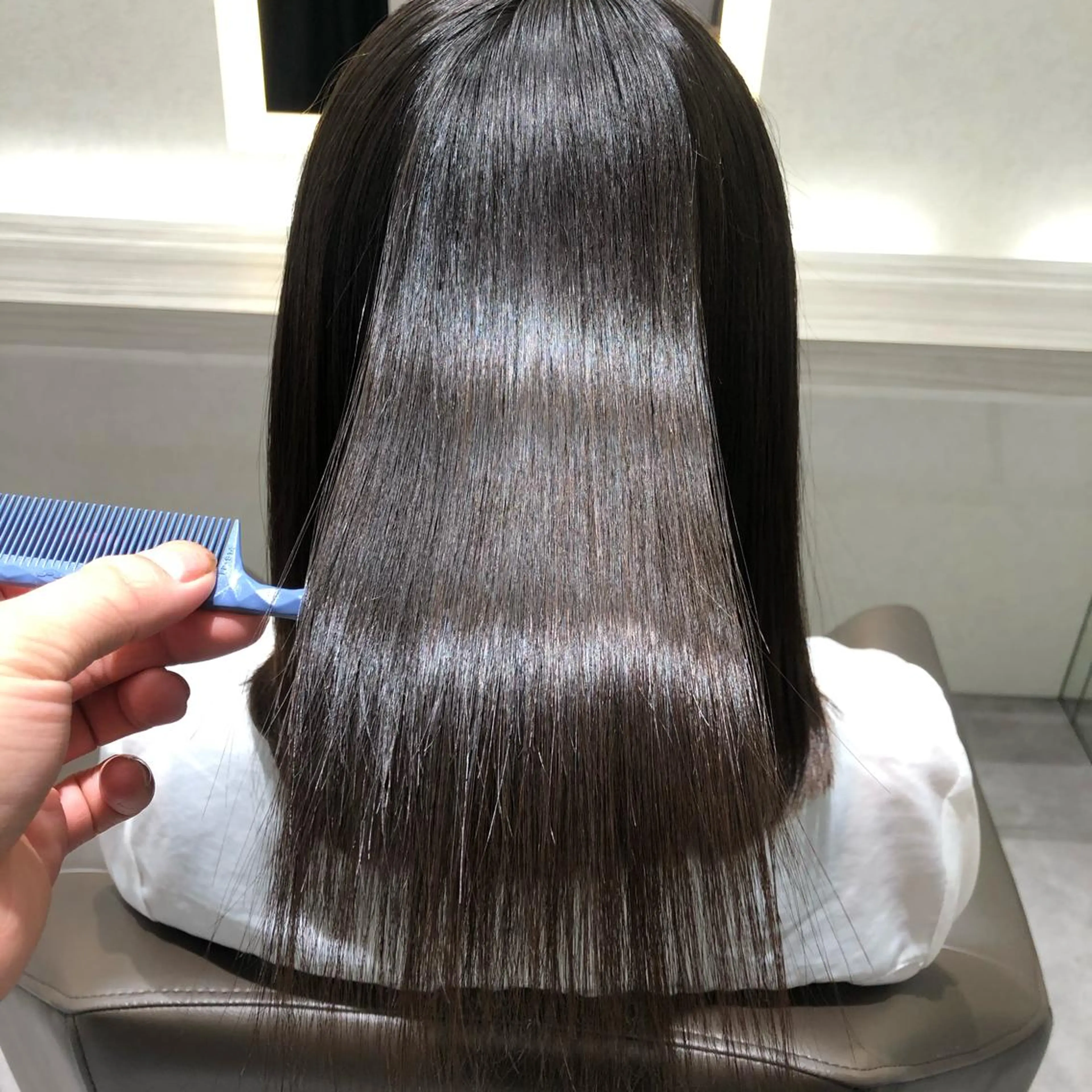 セミロング ムトウセイマ/艶髪 /艶ケアWブリーチのヘアスタイル