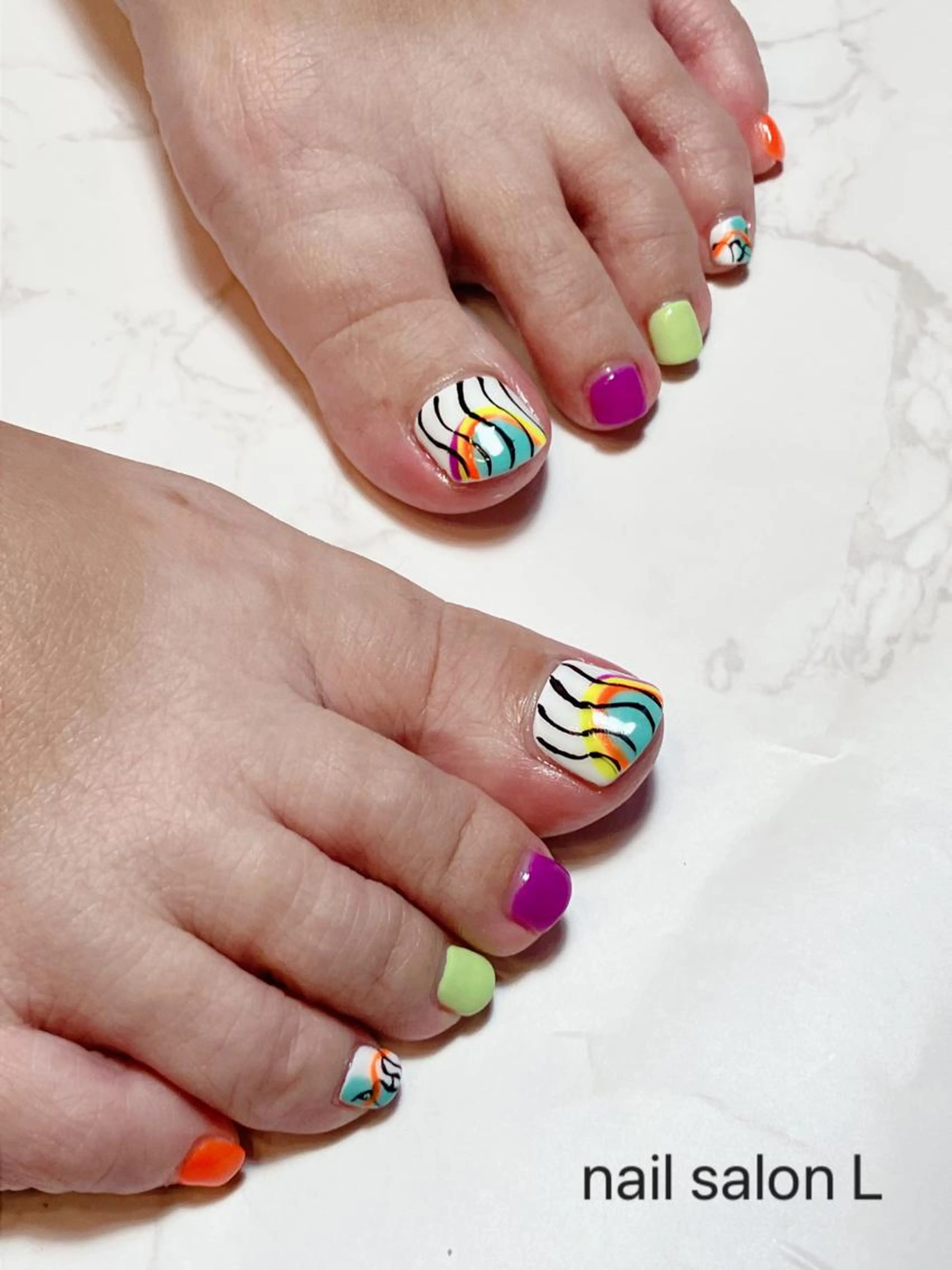 【オフあり】フット🦶定額デザインコース（ケア込み）の写真