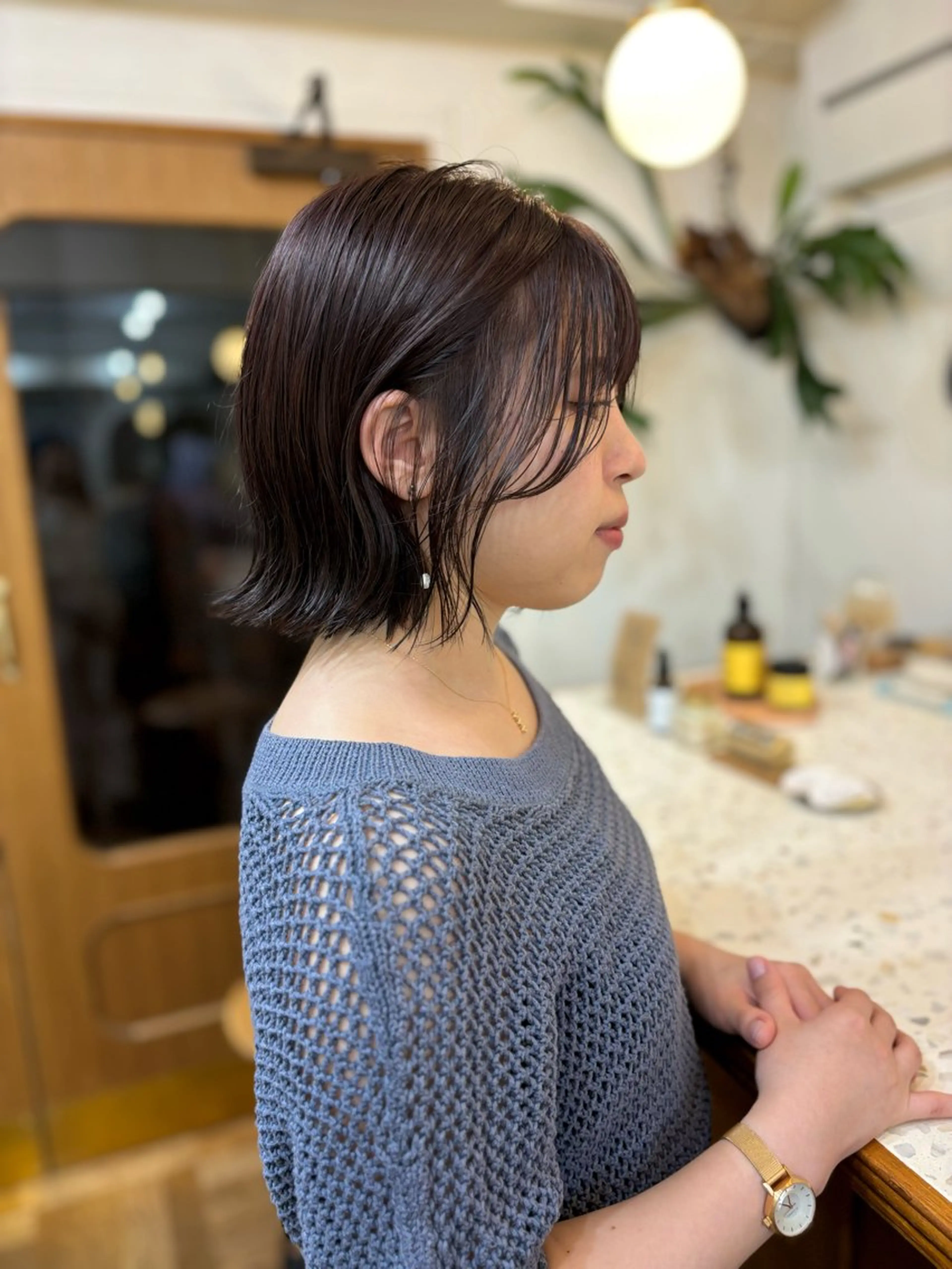 ミディアム ボブ 外ハネヘア カット ヘアカラー トリートメント CIEN所属・ayano🫧 《CIEN》のヘアスタイル