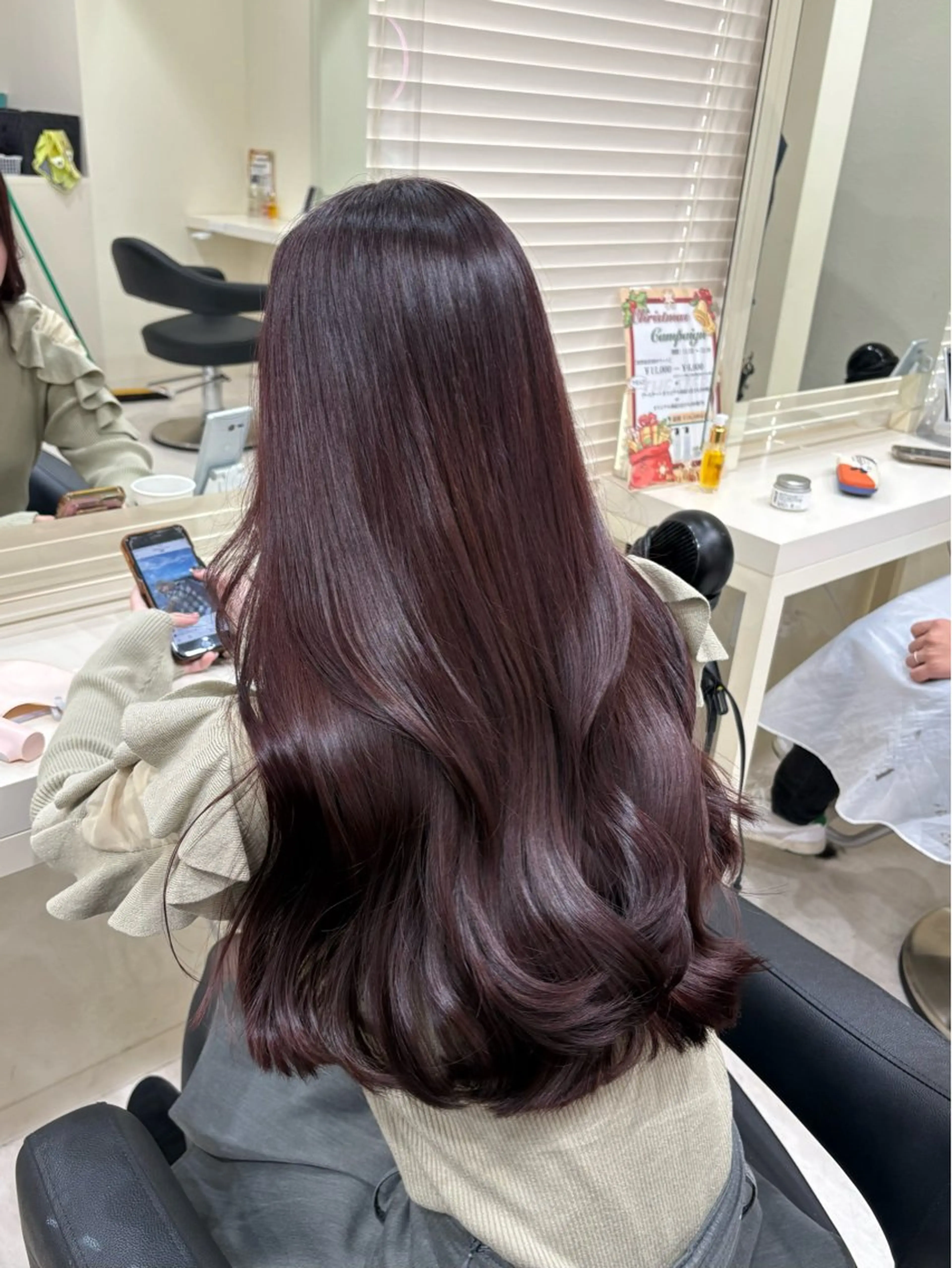 セミロング カラー 💟RINNA 艶カラー💟のヘアスタイル