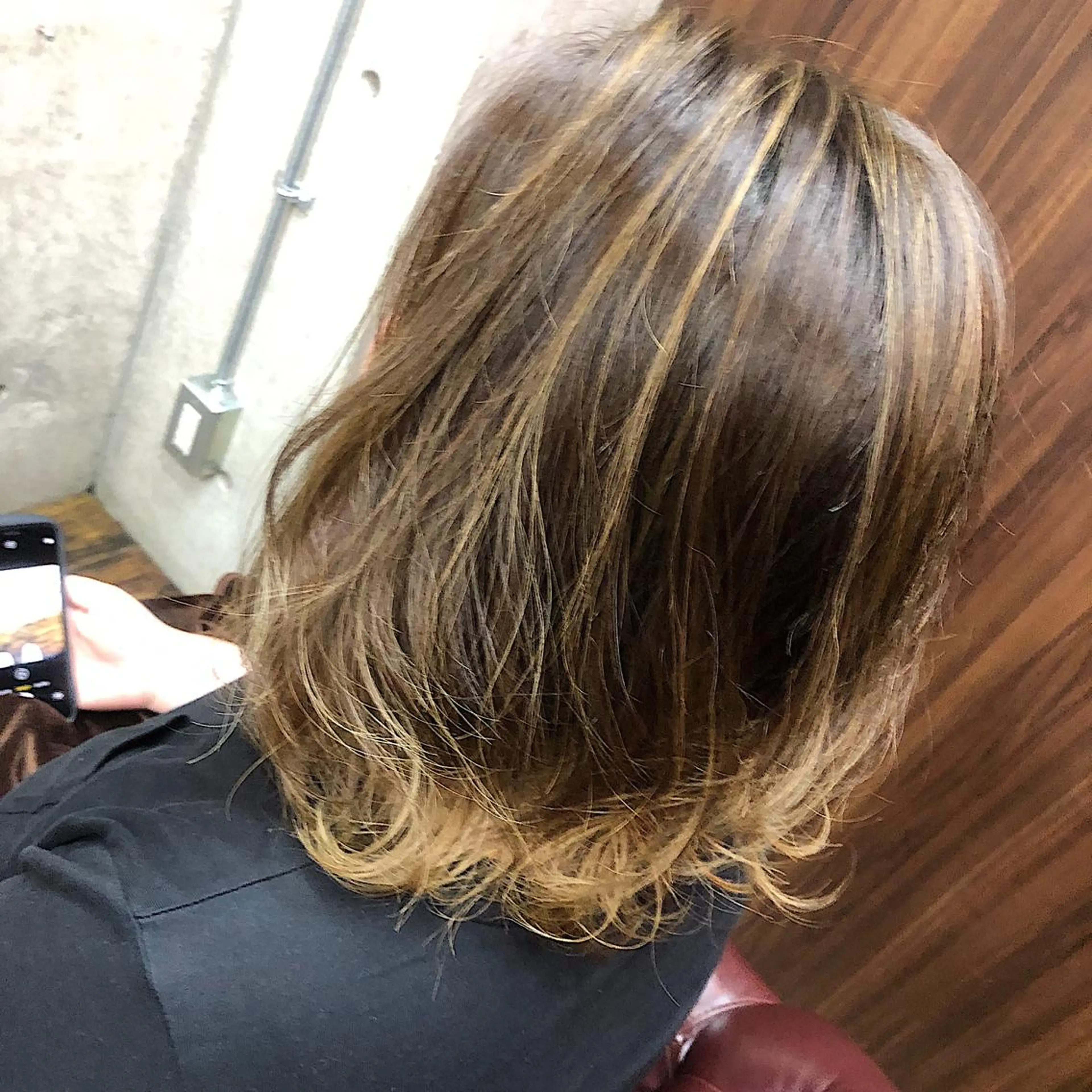 ミディアム カラー ヘアアレンジ kico home 肥後橋店所属・似合わせレイヤー 阿波座/ふじむらのヘアスタイル