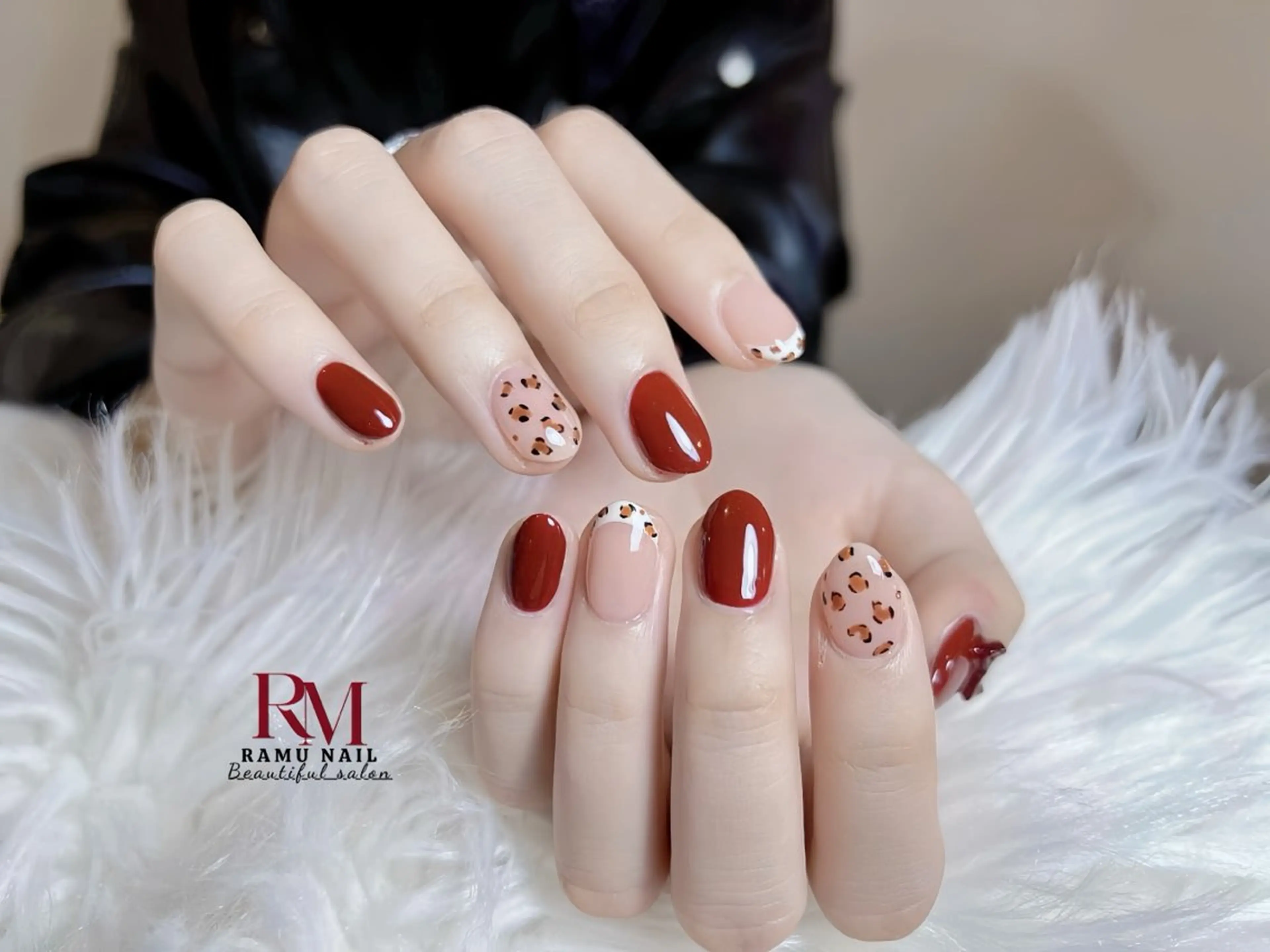 ネイル アートネイル チークネイル 長さ出し フレンチネイル グラデーション ハンドネイル RAMU_Nail 池袋店のネイルデザイン