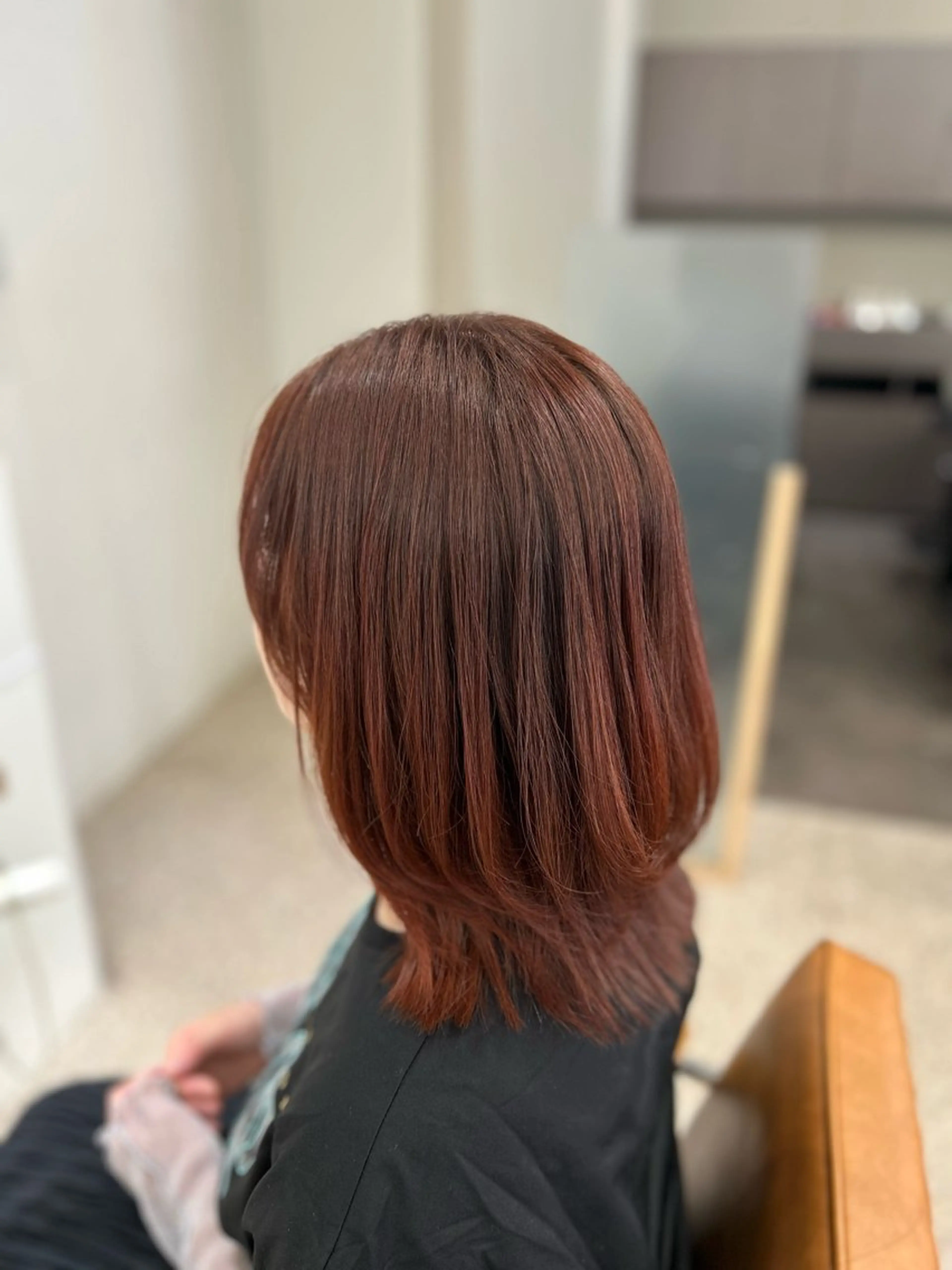 ミディアム くびれヘア レイヤーカット unica by milly 【緑地公園】所属・大野 優希のヘアスタイル