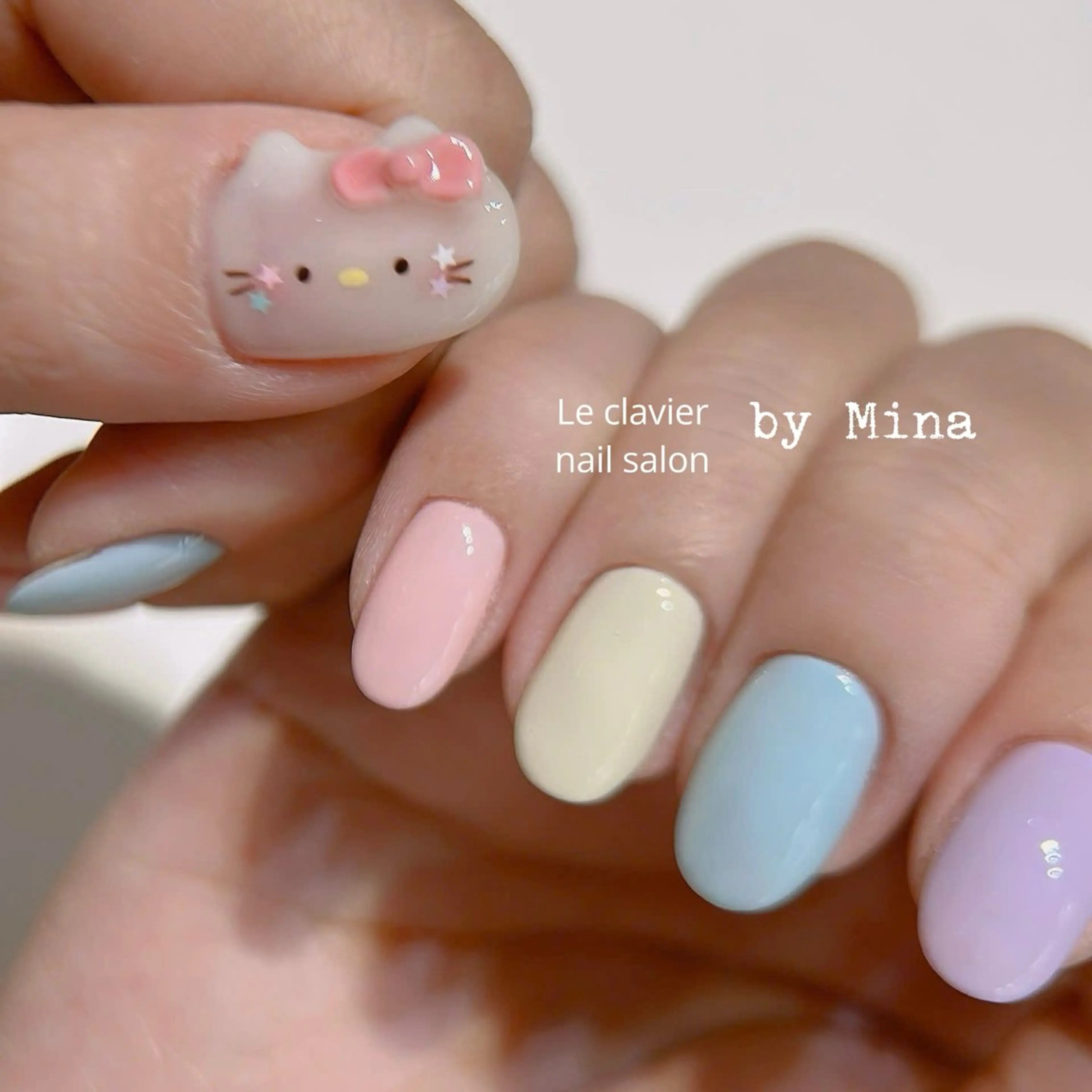ネイル アートネイル 長さ出し ジェルネイル パラジェル スカルプネイル ハンドネイル ハンドケア Mina Nailのネイルデザイン