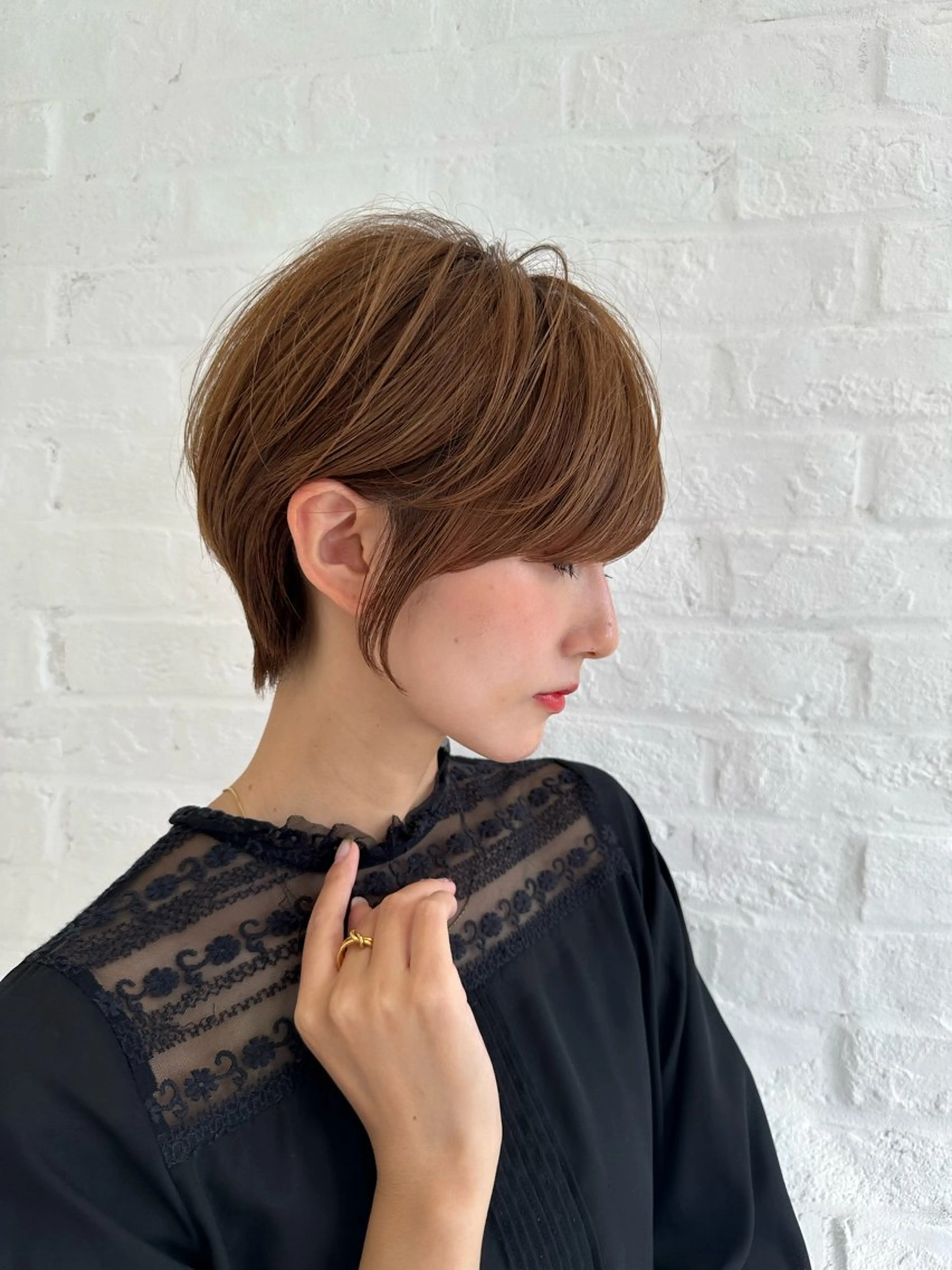 ショート 前髪顔まわりカット 🌈中村海聖のヘアスタイル