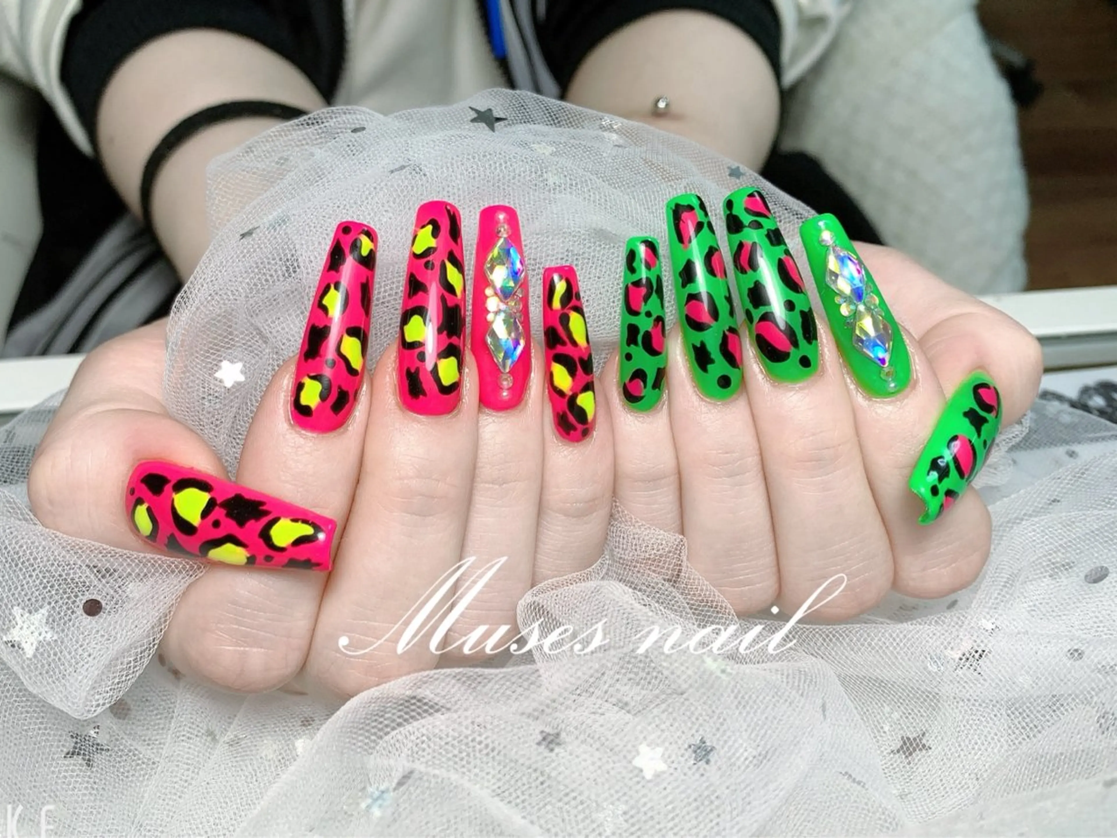 ネイル オーロラネイル チークネイル 長さ出し フレンチネイル ジェルネイル MUSES  NAIL  SALON所属・MUSES ネイルのネイルデザイン