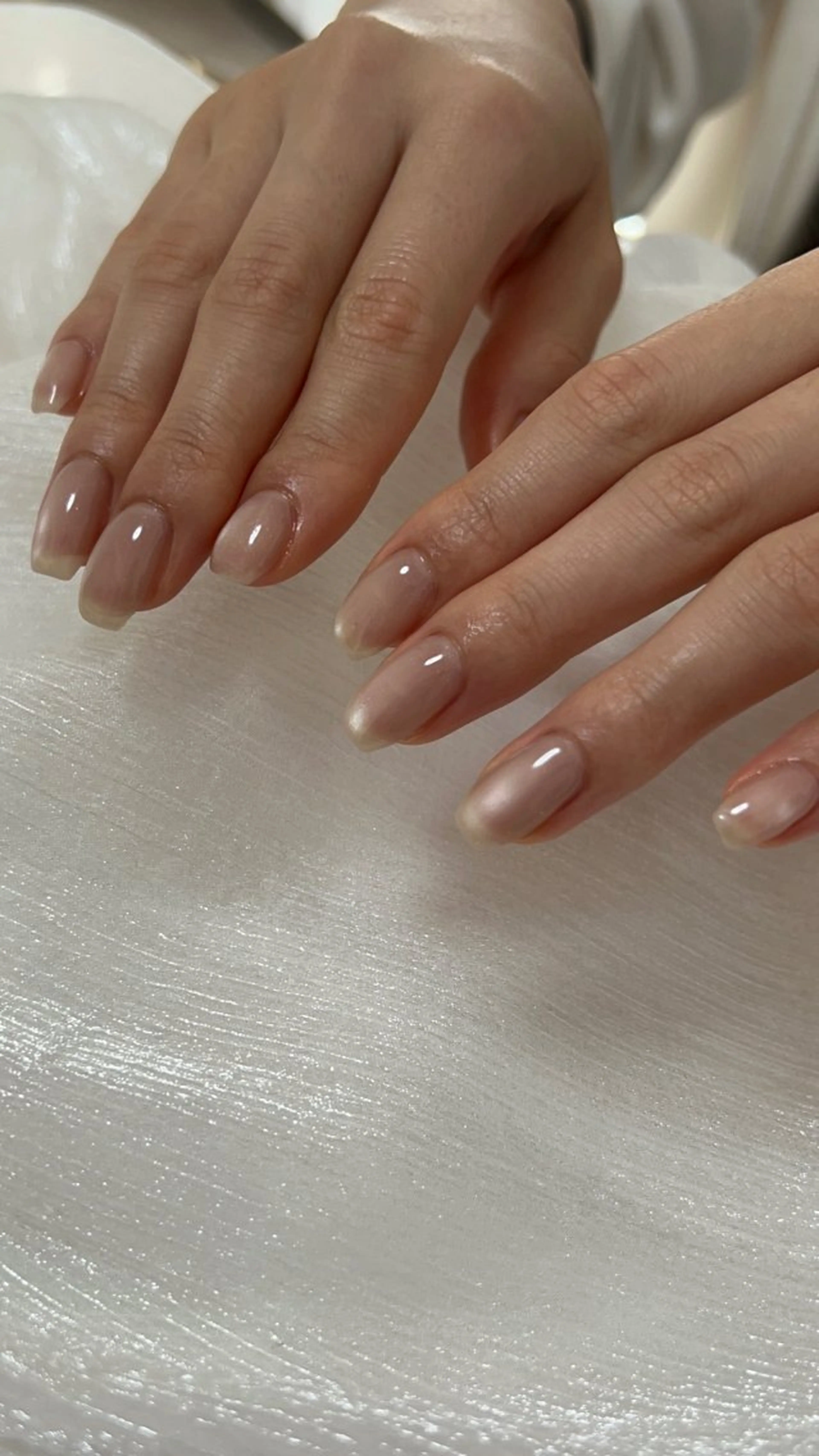 ネイル オーロラネイル フットネイル フレンチネイル ジェルネイル ハート ハンドネイル Mogu nail 二子玉川のネイルデザイン