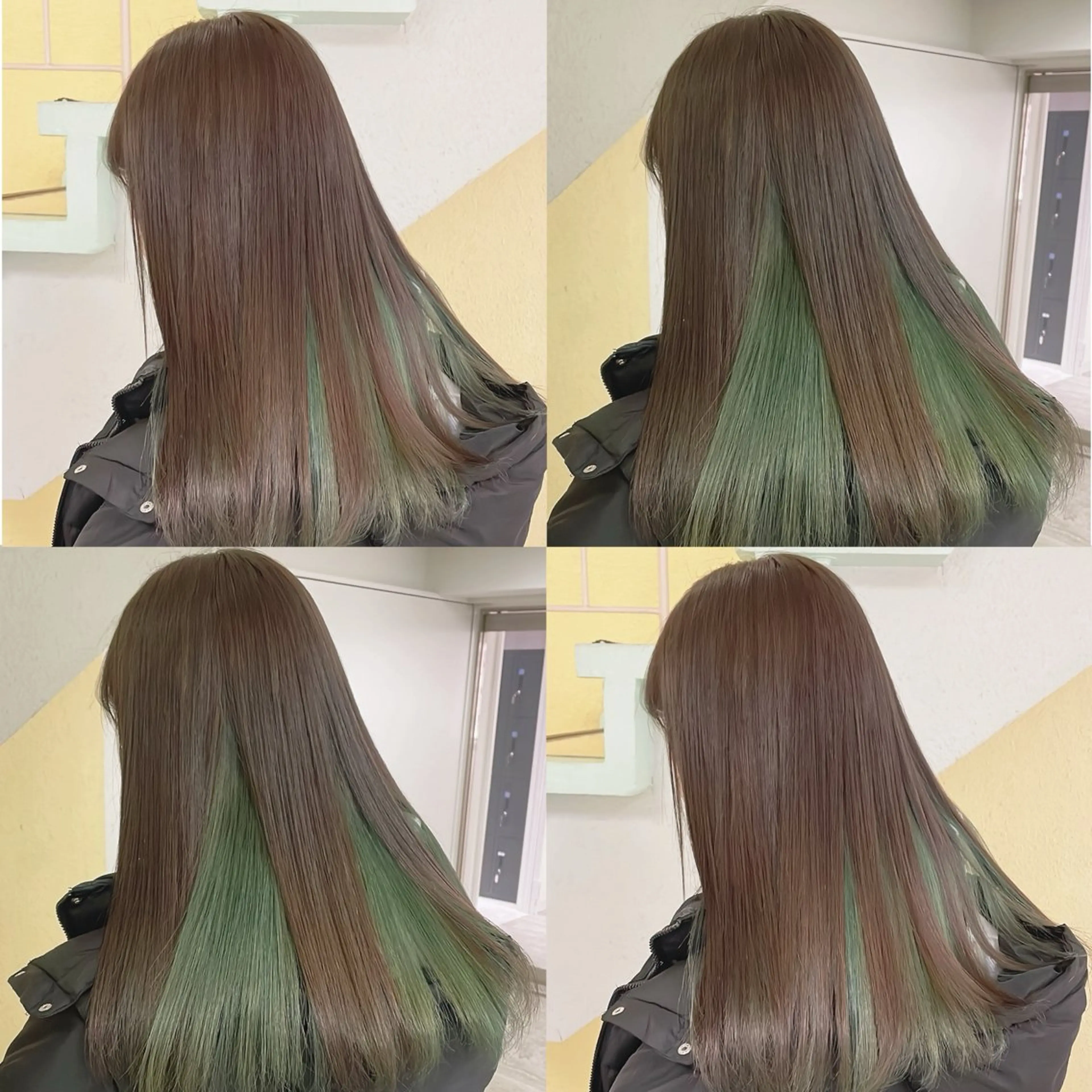 カラー ヘアカラー トリートメント 渋谷:インナーカラー ／🍒エリカ🍒のヘアスタイル