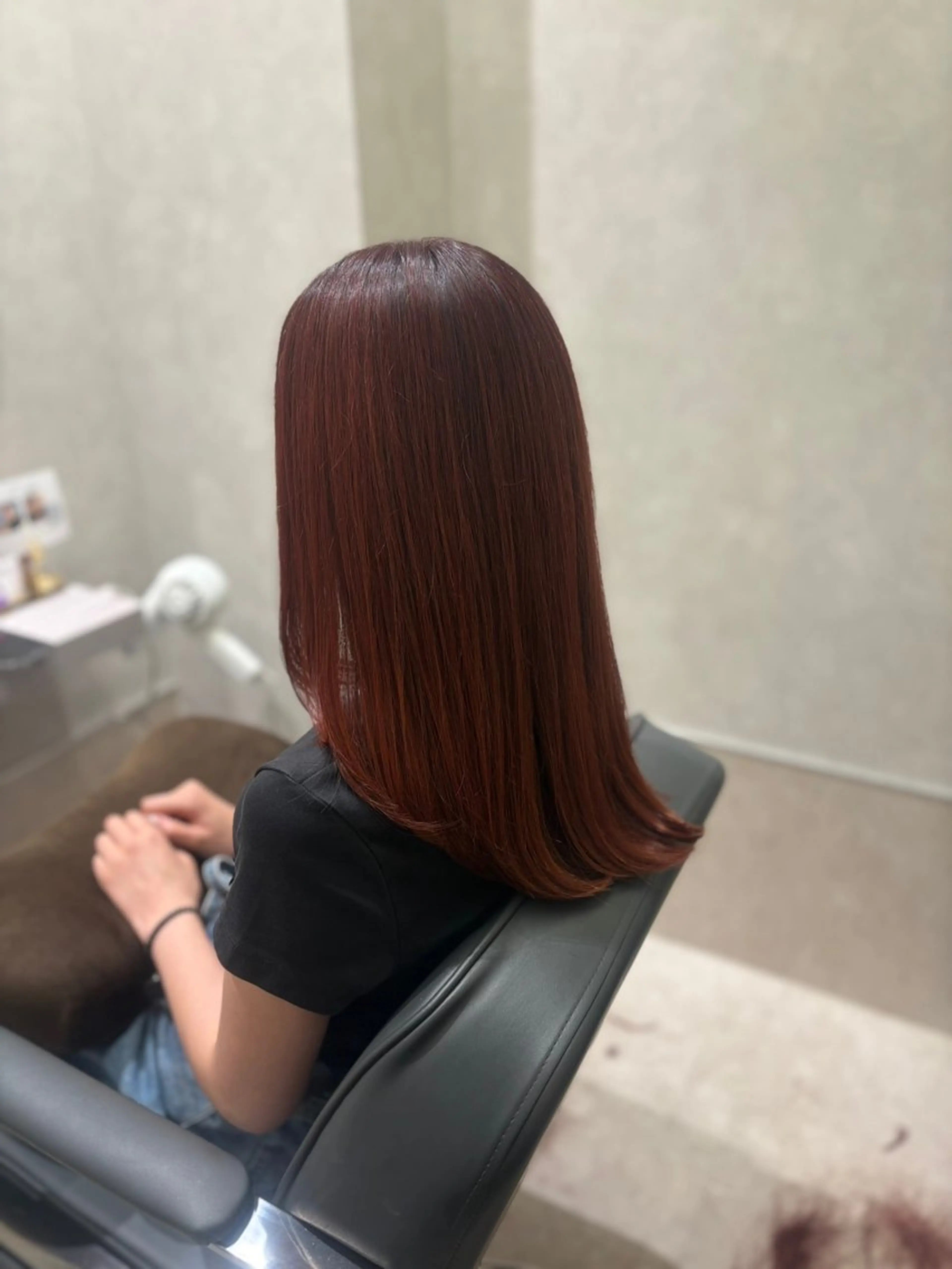 セミロング カット ヘアカラー トリートメント ヘッドスパ 勝利/韓国 /透明感のヘアスタイル