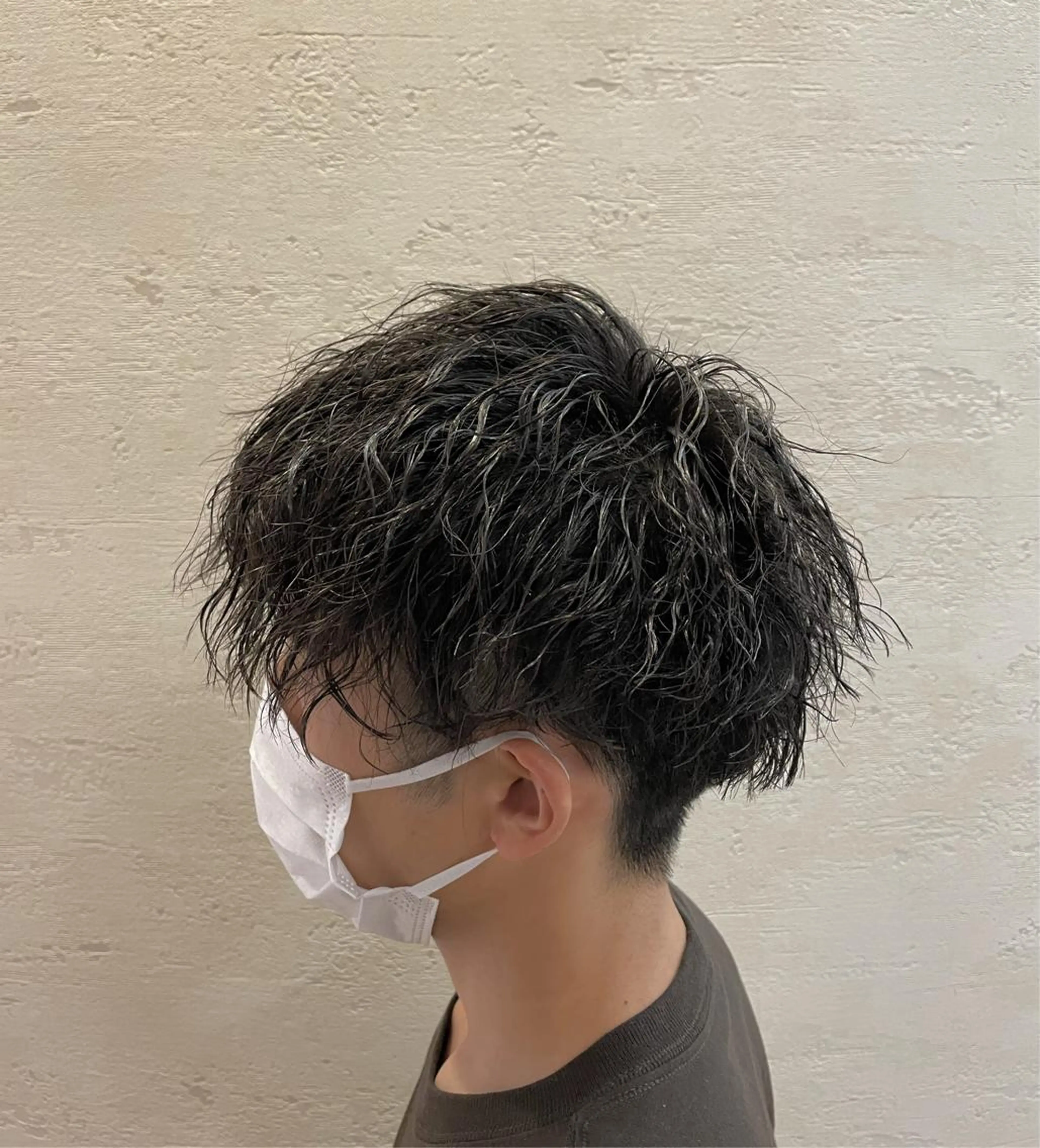 パーマ メンズ 竹田 京人のヘアスタイル