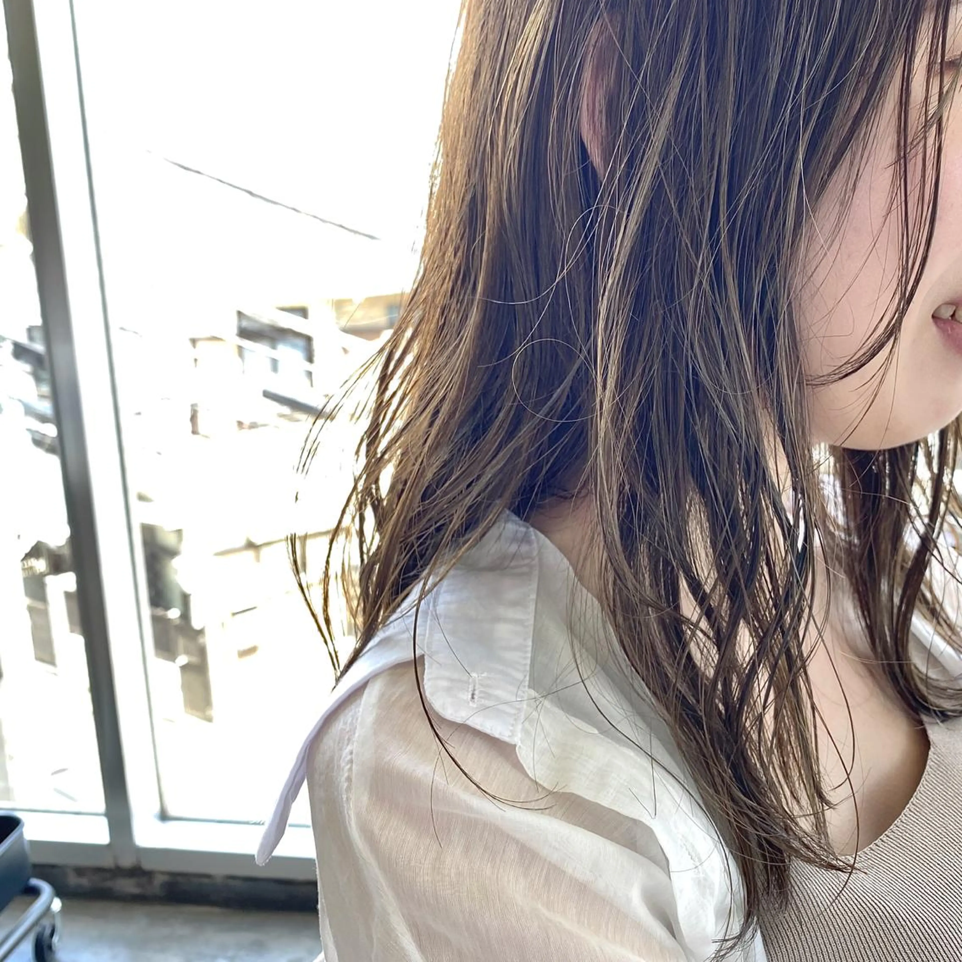 セミロング カラー ヘアアレンジ カット ヘアカラー トリートメント ヘッドスパ 【ダメージレス施術】 【透明感】北村 拓也のヘアスタイル