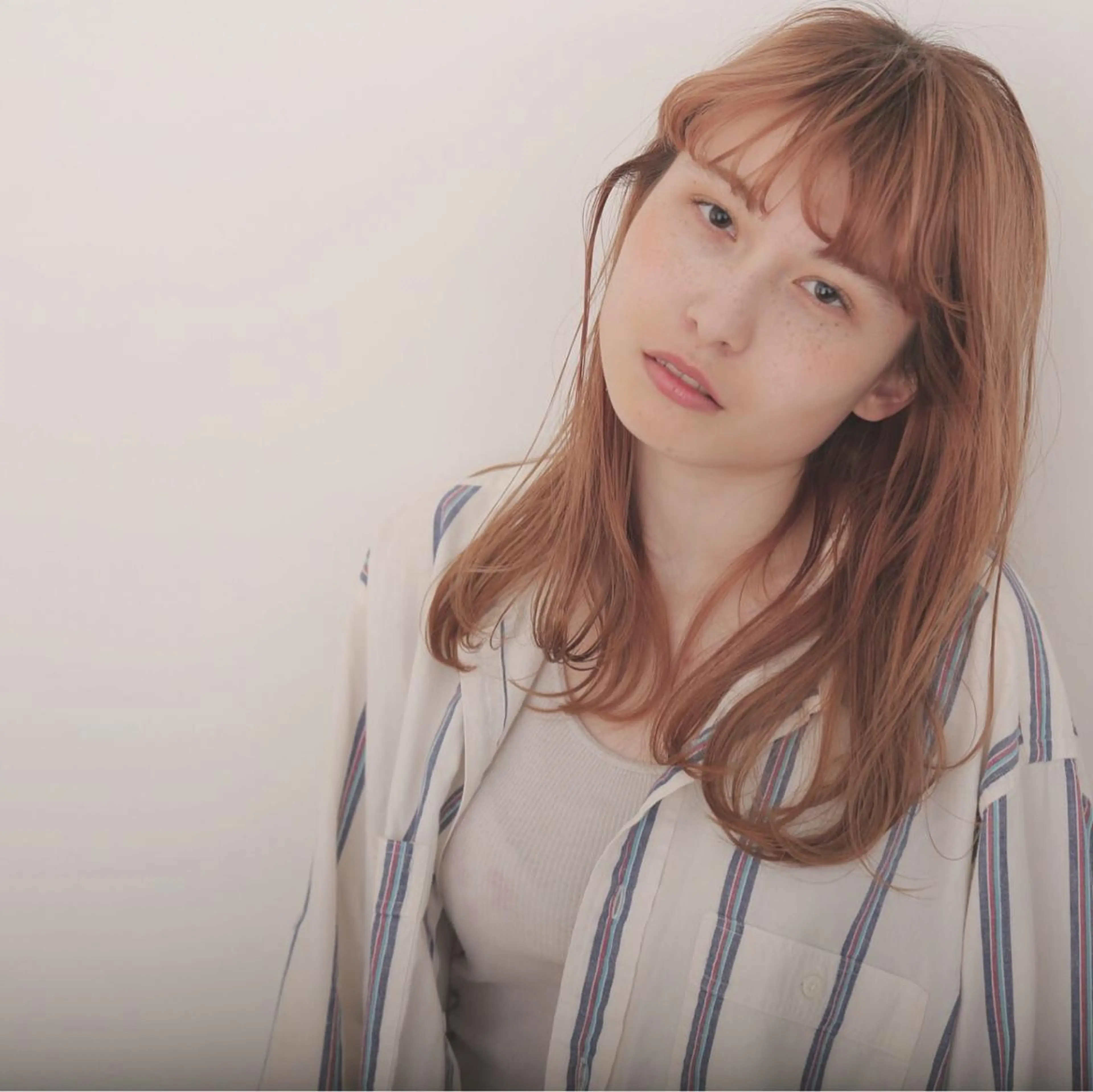 ロング カラー パーマ さかい なつみのヘアスタイル