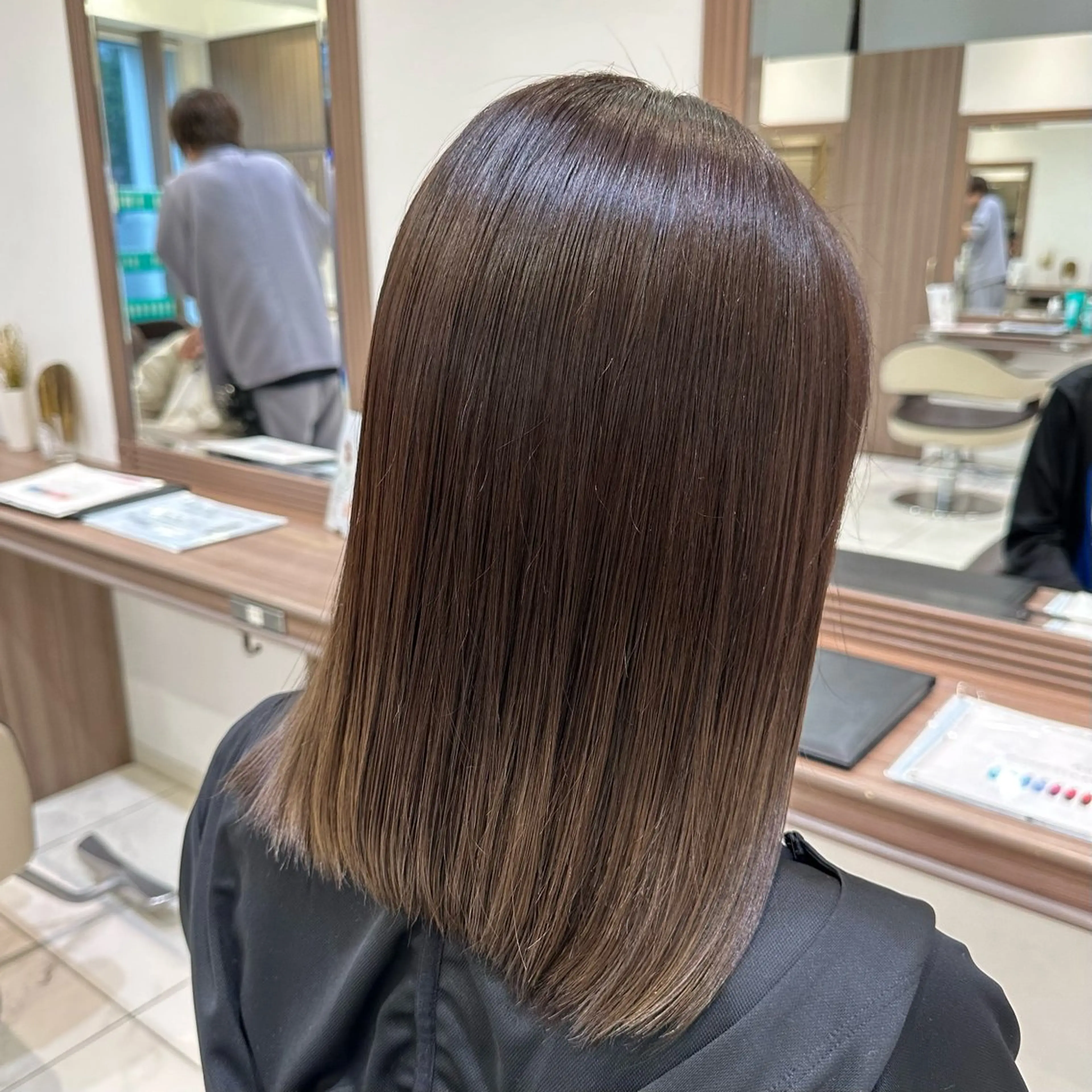 ミディアム カラー ヘアカラー 𓍯暖色/韓国風 田中沙羅‎𓍯のヘアスタイル