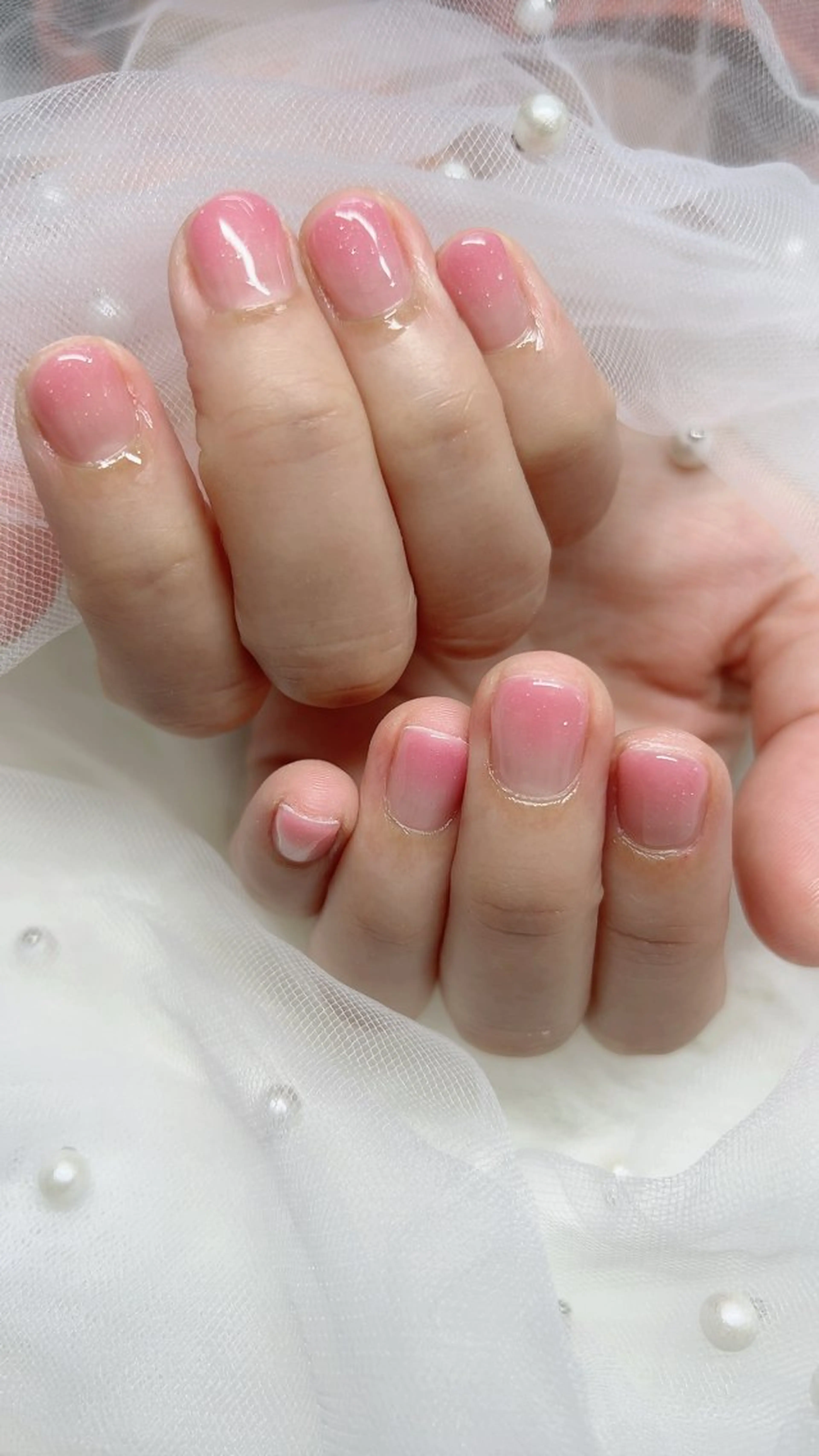 ネイル クリアネイル グラデーション my nail plus野江内代のネイルデザイン