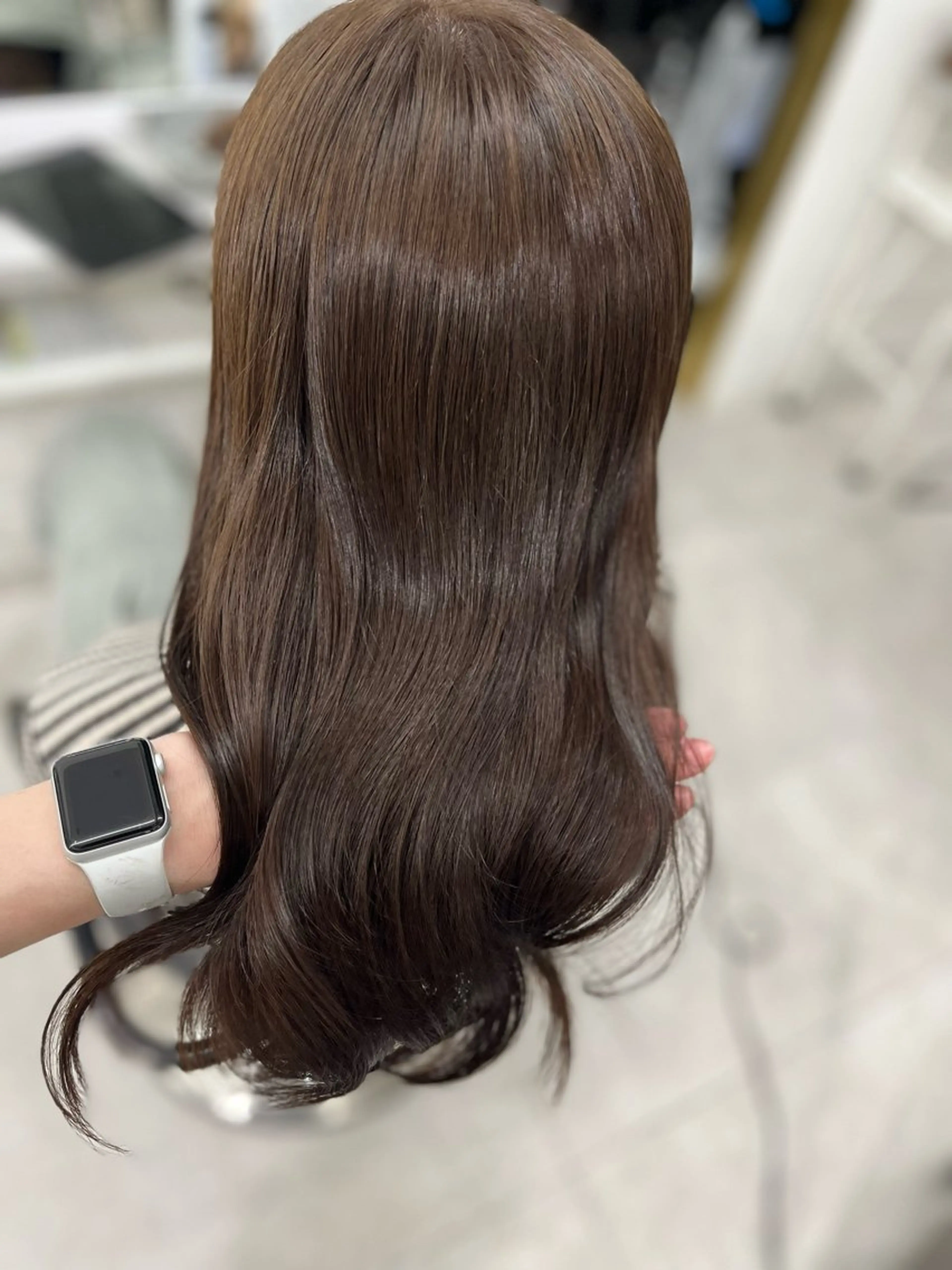 ロング カラー ベージュカラー カット ヘアカラー トリートメント 🫧ぷる艶カラー🫧 Yuubi🦩のヘアスタイル