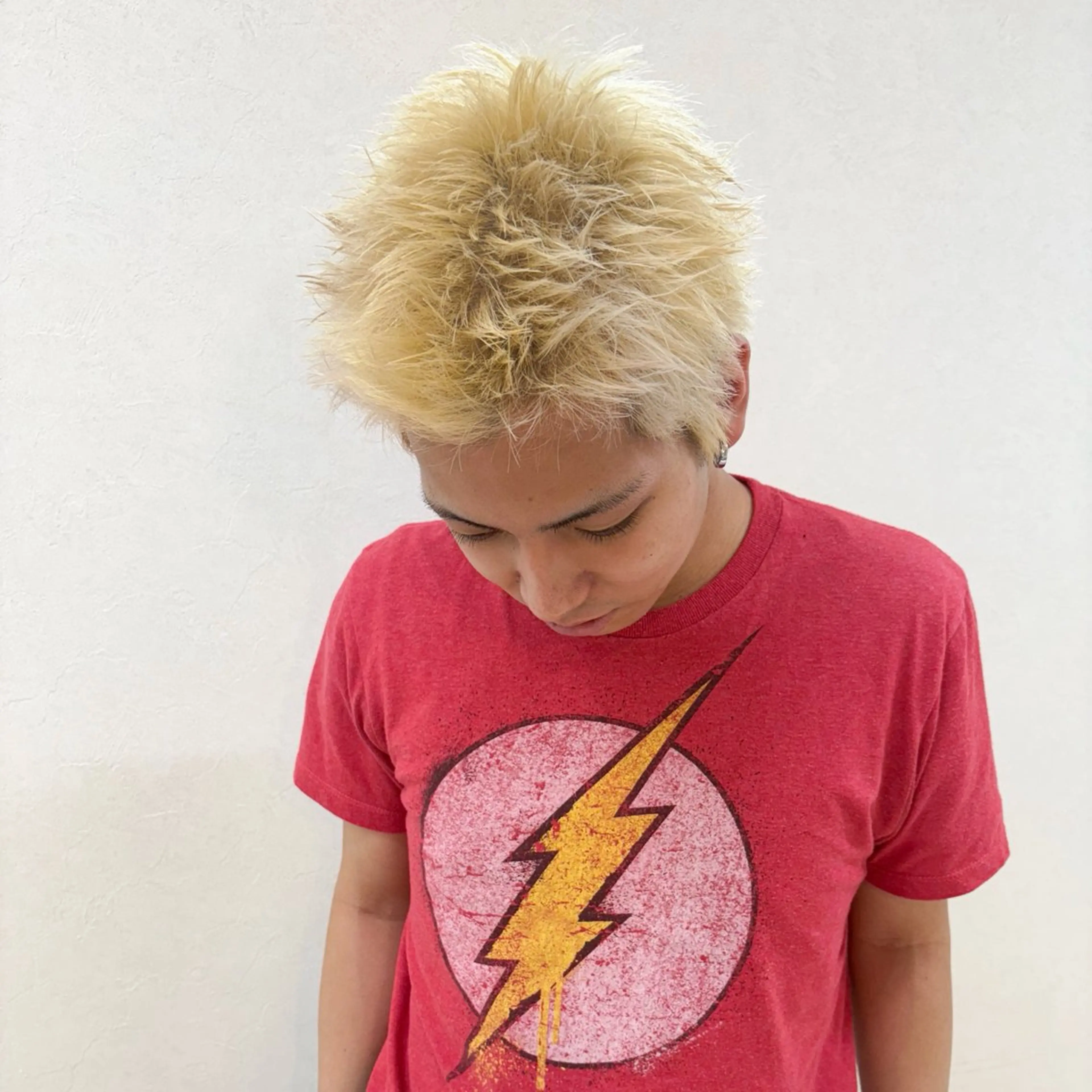 ショート カラー SAKURA 髪質改善/ヘアセットのヘアスタイル